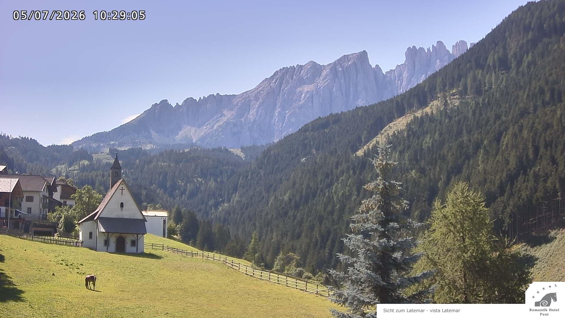 Archiv Foto Webcam Welschnofen: Romantik Hotel Post