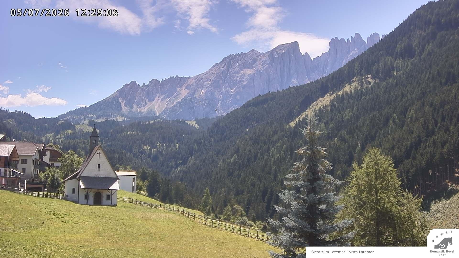 Archiv Foto Webcam Welschnofen: Romantik Hotel Post