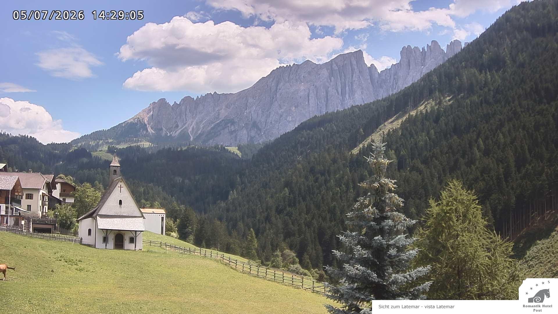 Archiv Foto Webcam Welschnofen: Romantik Hotel Post