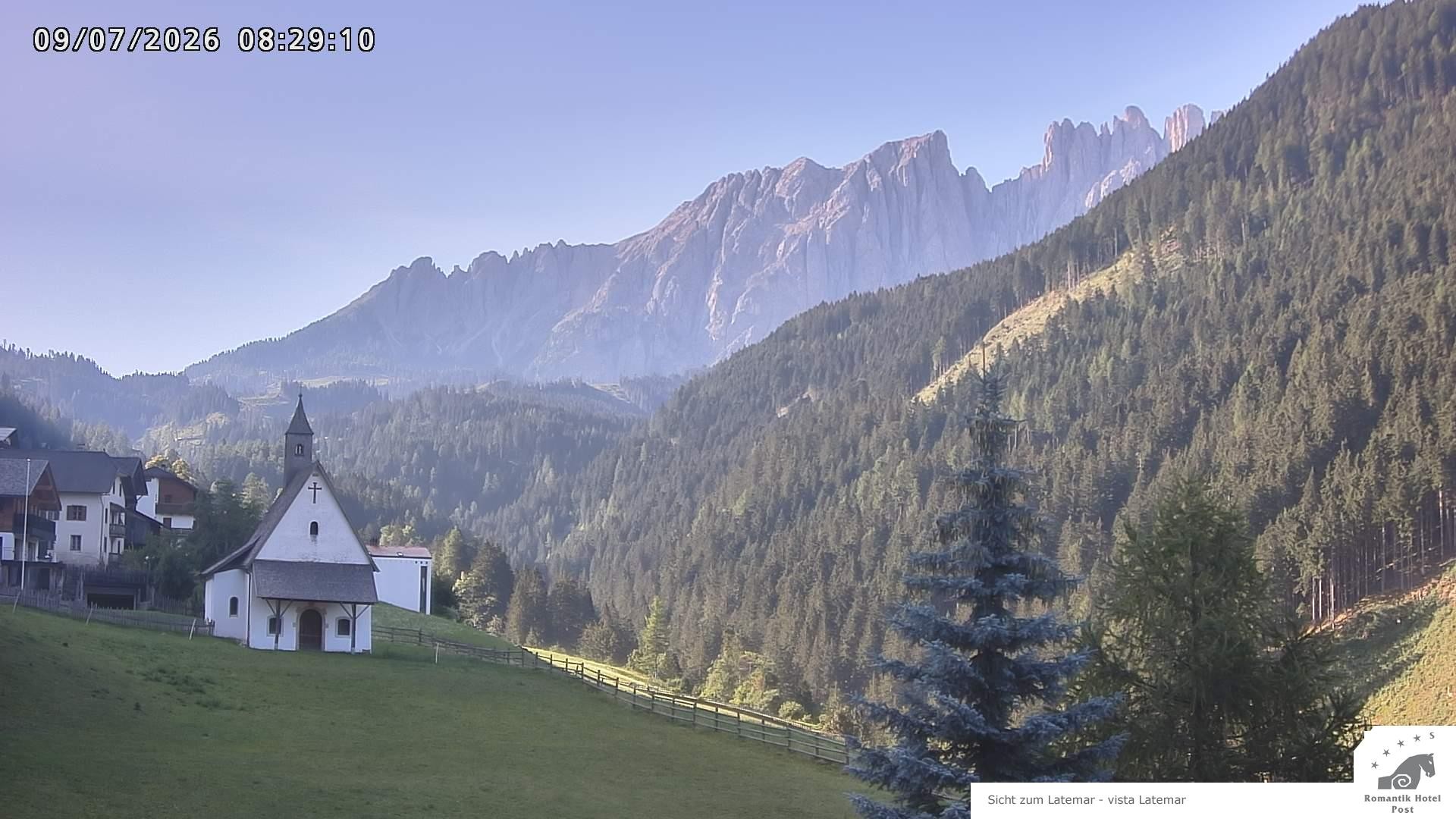Archiv Foto Webcam Welschnofen: Romantik Hotel Post