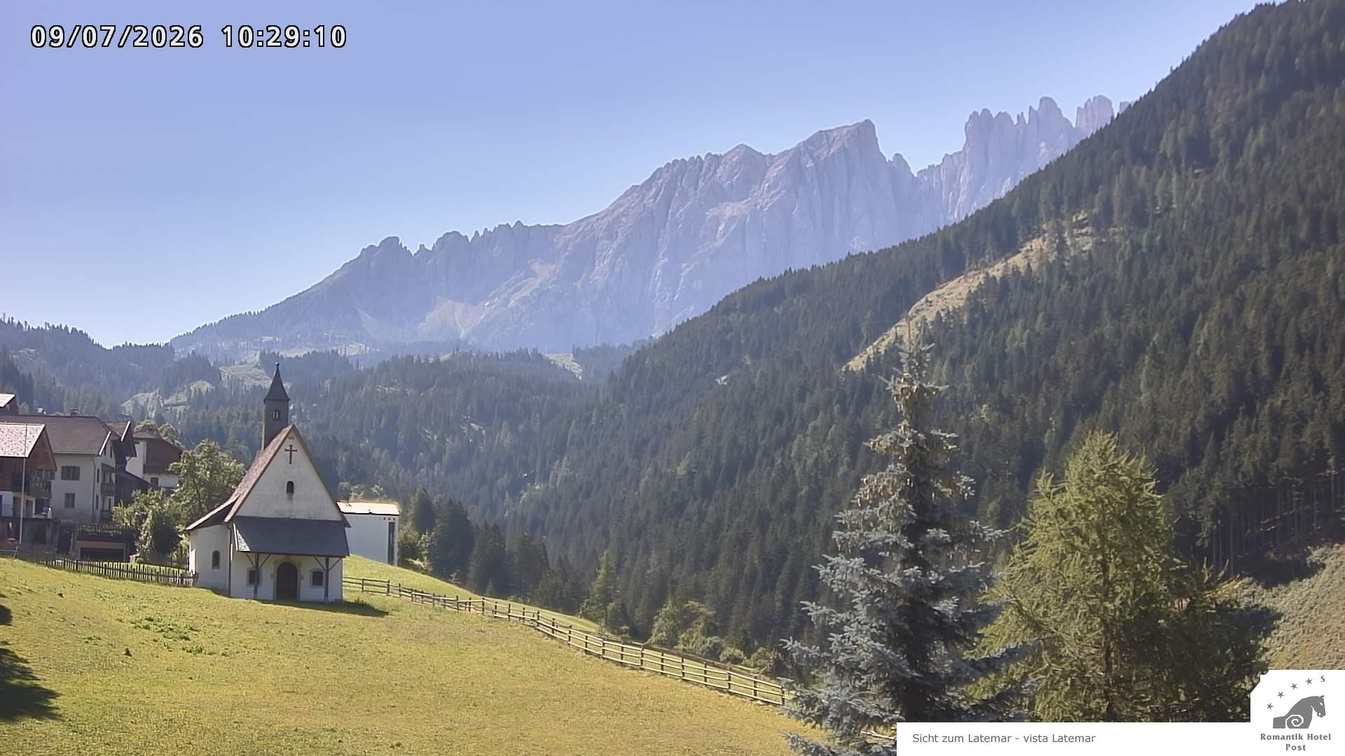 Archiv Foto Webcam Welschnofen: Romantik Hotel Post