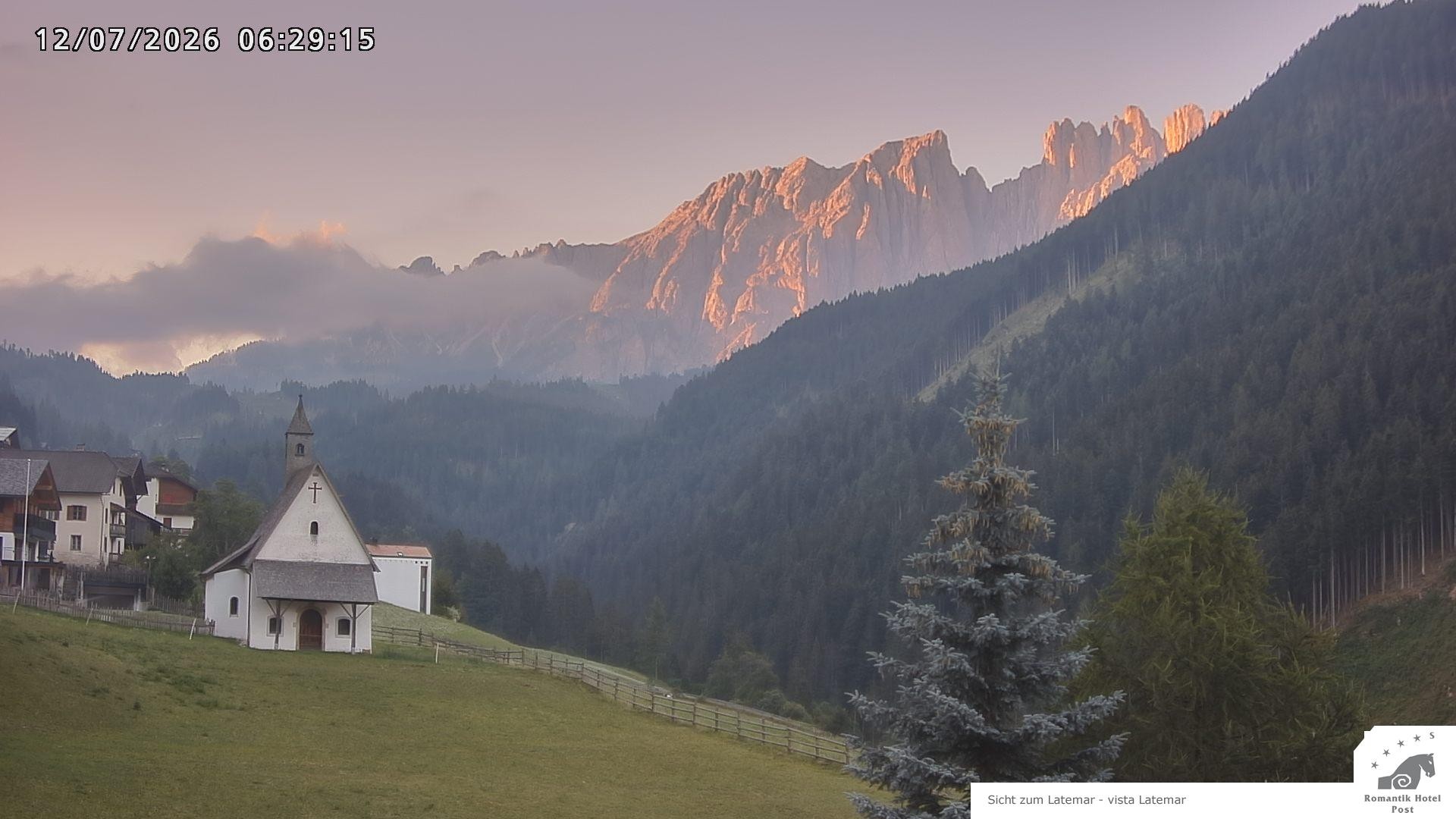 Archiv Foto Webcam Welschnofen: Romantik Hotel Post