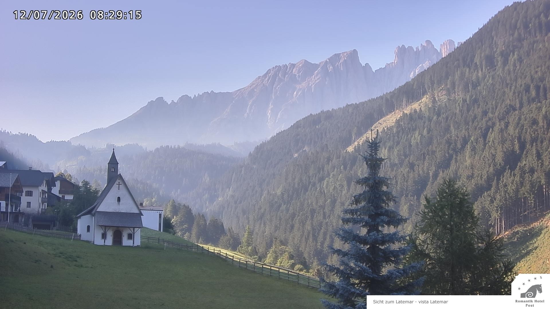 Archiv Foto Webcam Welschnofen: Romantik Hotel Post