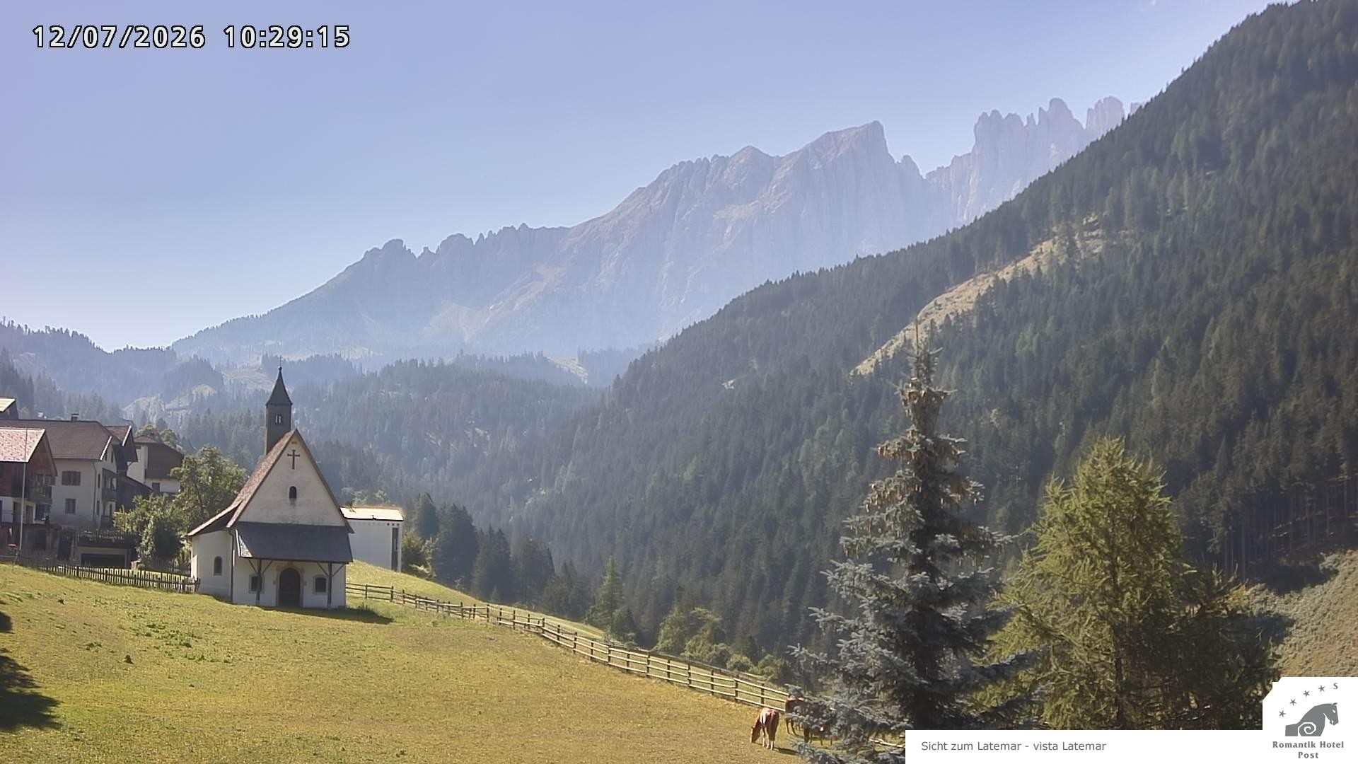 Archiv Foto Webcam Welschnofen: Romantik Hotel Post