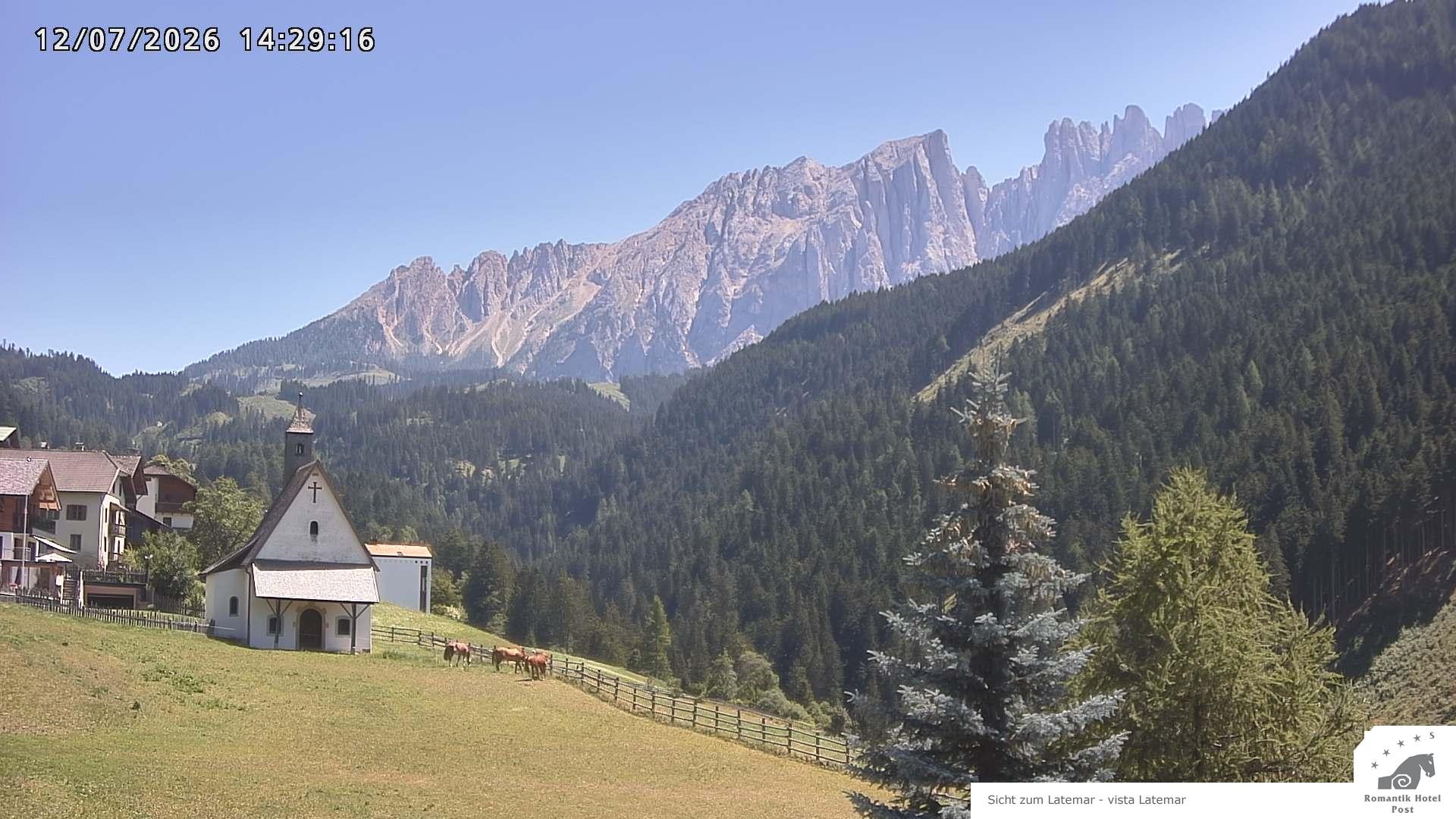 Archiv Foto Webcam Welschnofen: Romantik Hotel Post