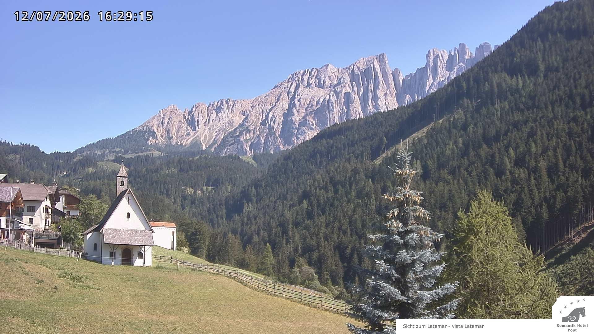 Archiv Foto Webcam Welschnofen: Romantik Hotel Post