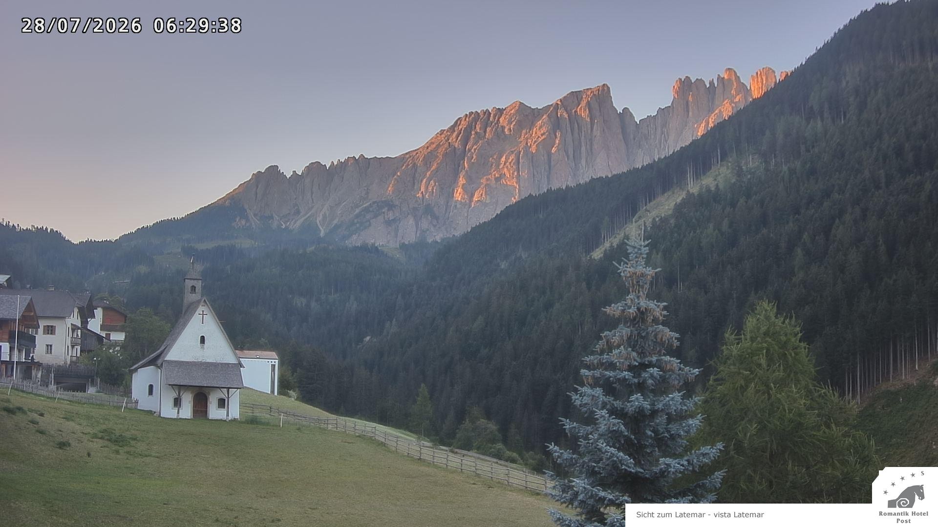 Archived image Webcam Welschnofen: Hotel Post