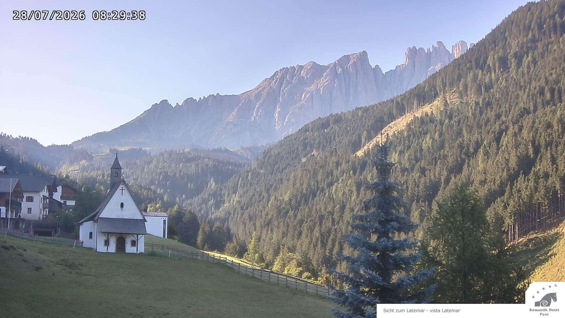 Archived image Webcam Welschnofen: Hotel Post