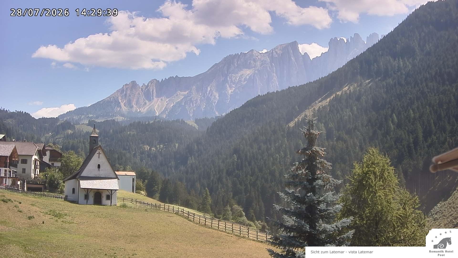 Archived image Webcam Welschnofen: Hotel Post