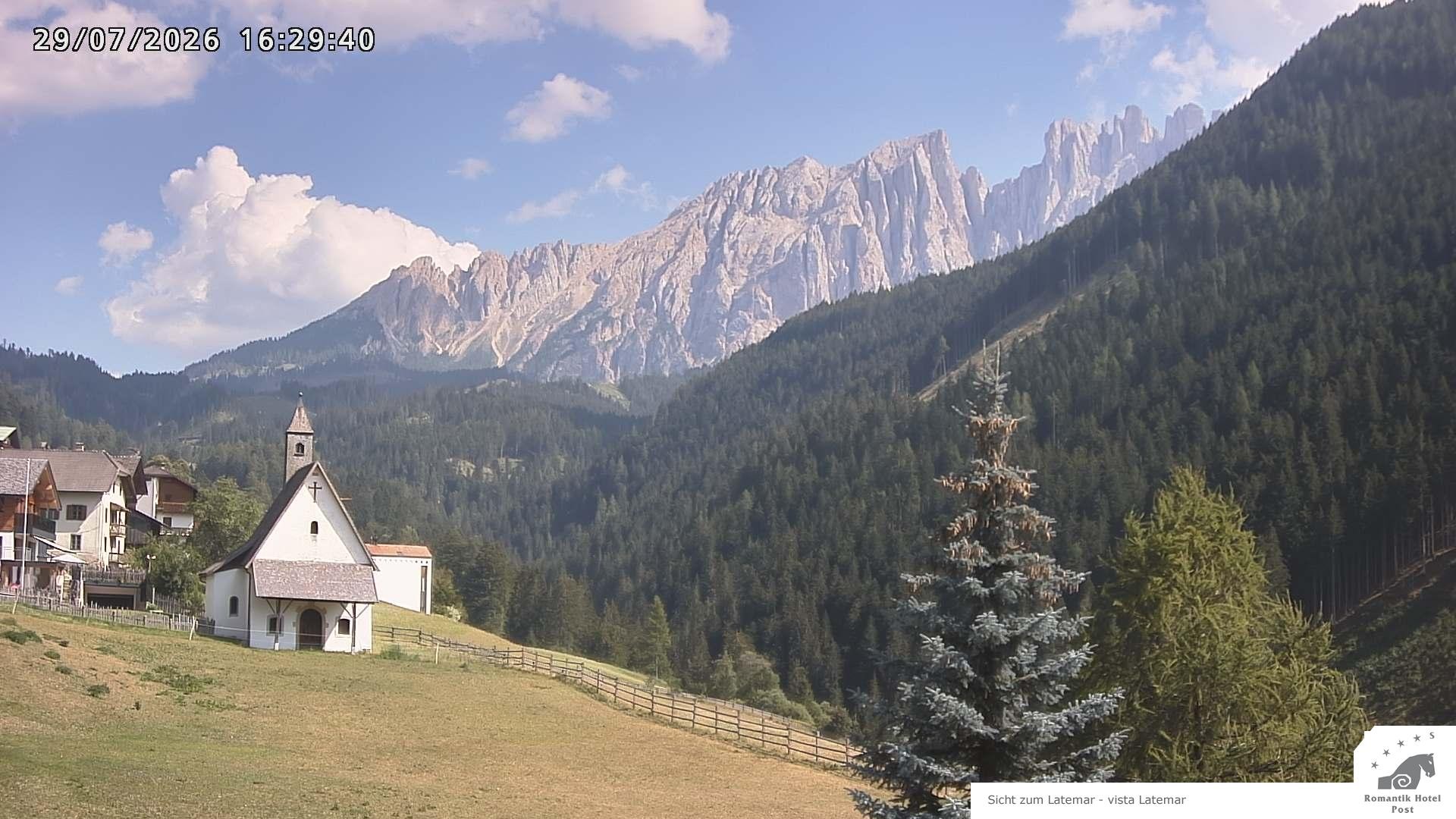 Archiv Foto Webcam Welschnofen: Romantik Hotel Post