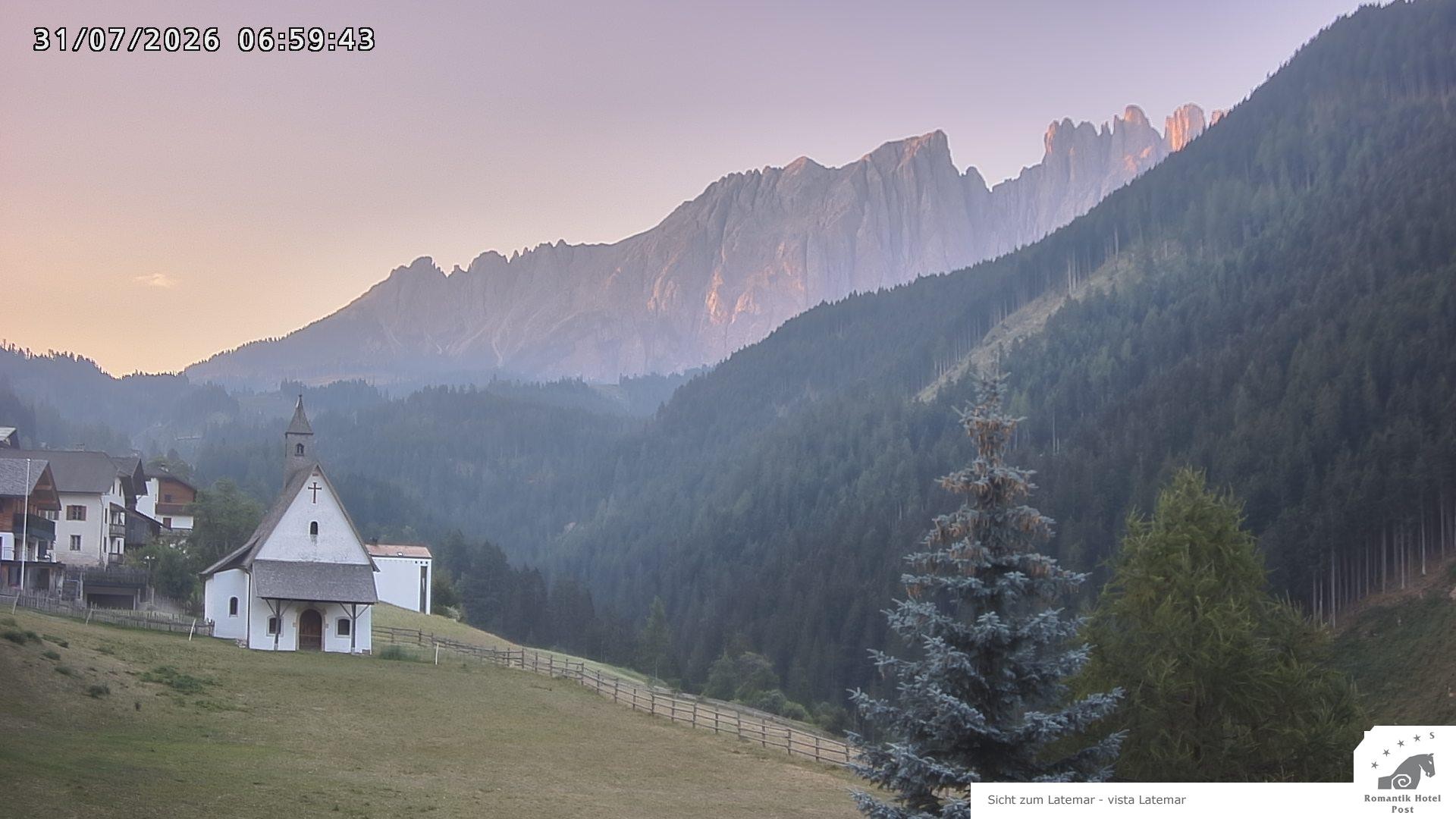 Archiv Foto Webcam Welschnofen: Romantik Hotel Post
