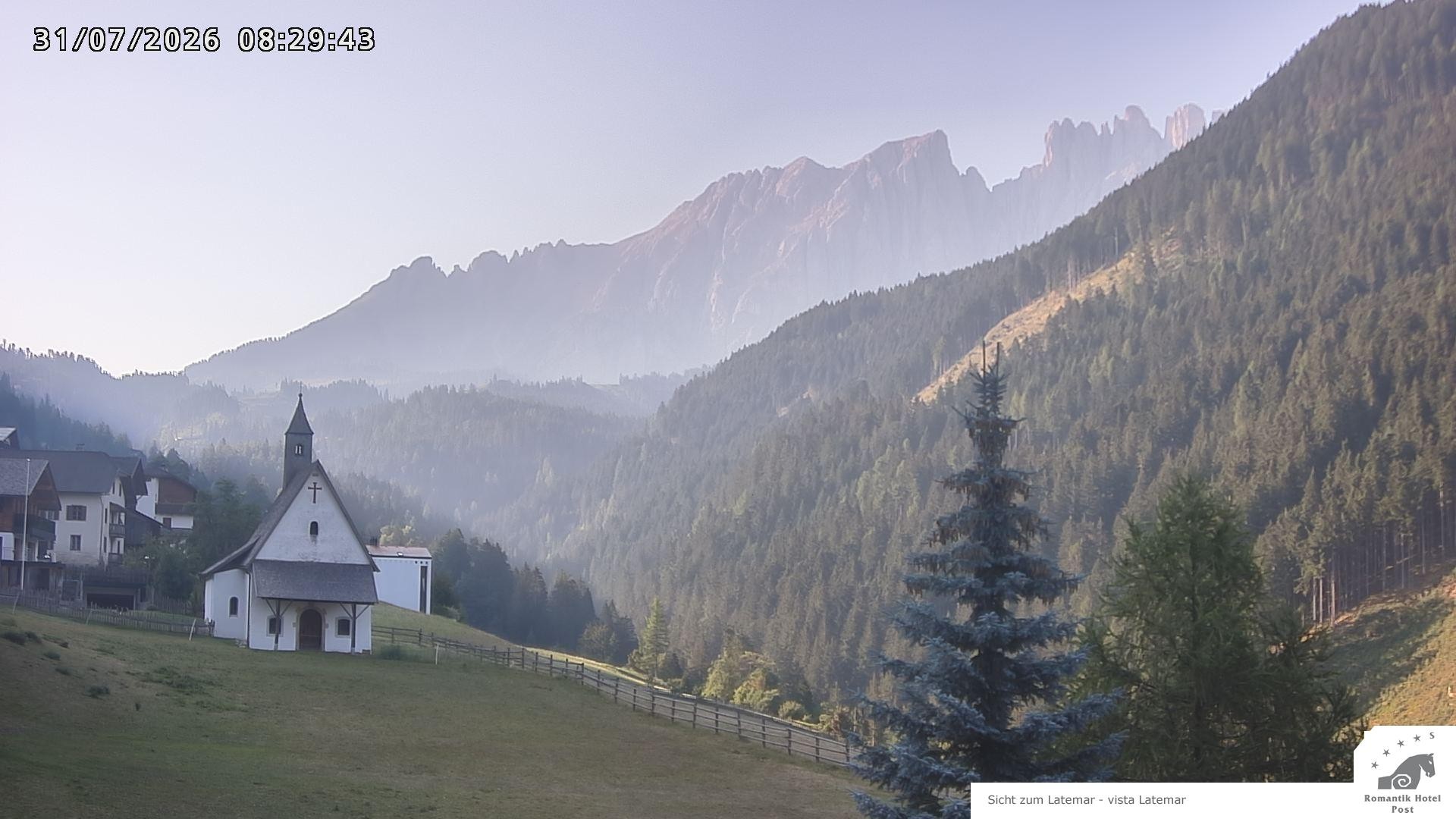 Archiv Foto Webcam Welschnofen: Romantik Hotel Post