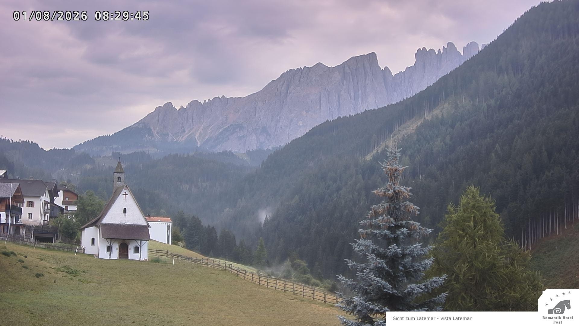 Archiv Foto Webcam Welschnofen: Romantik Hotel Post
