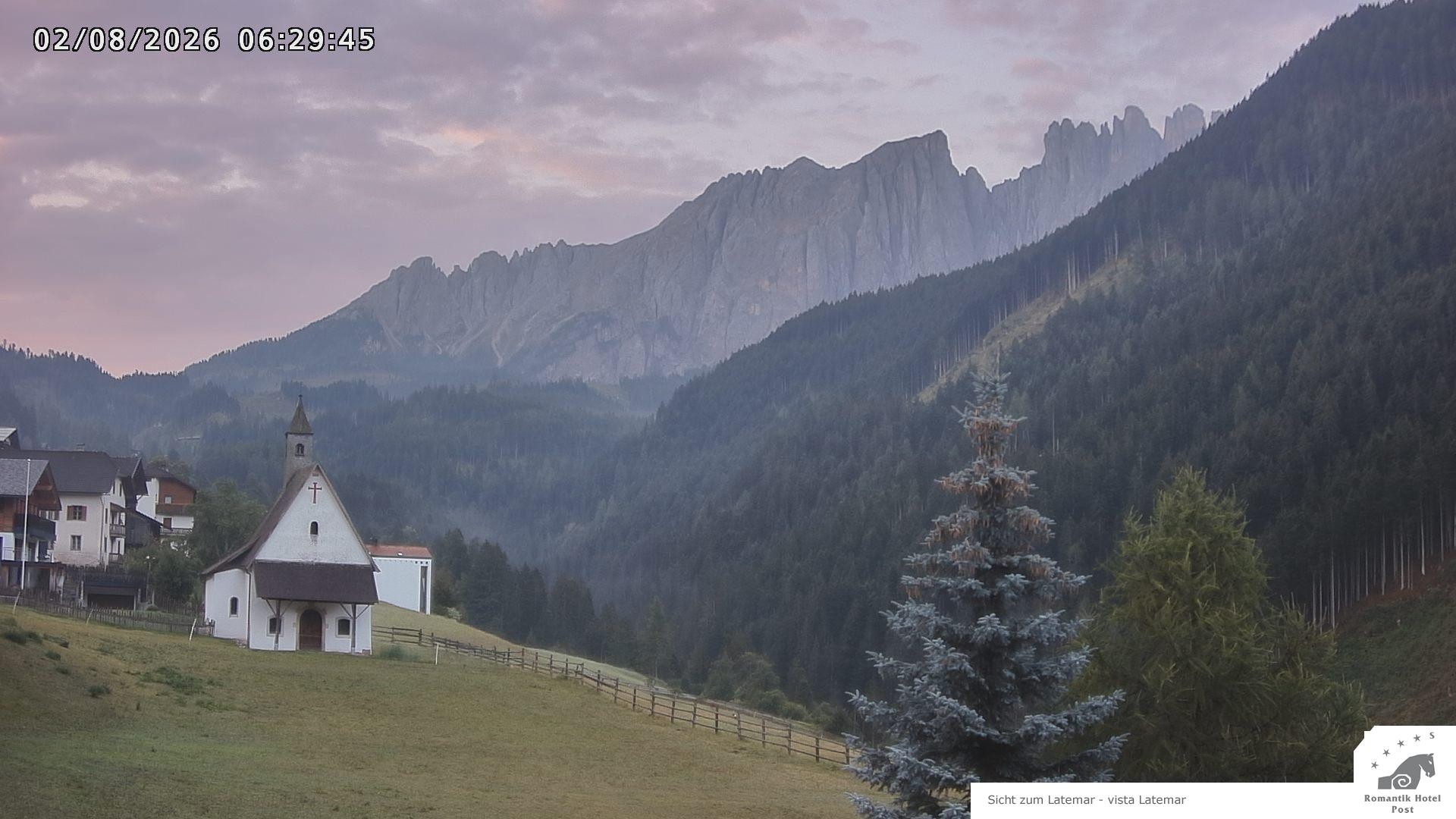Archiv Foto Webcam Welschnofen: Romantik Hotel Post
