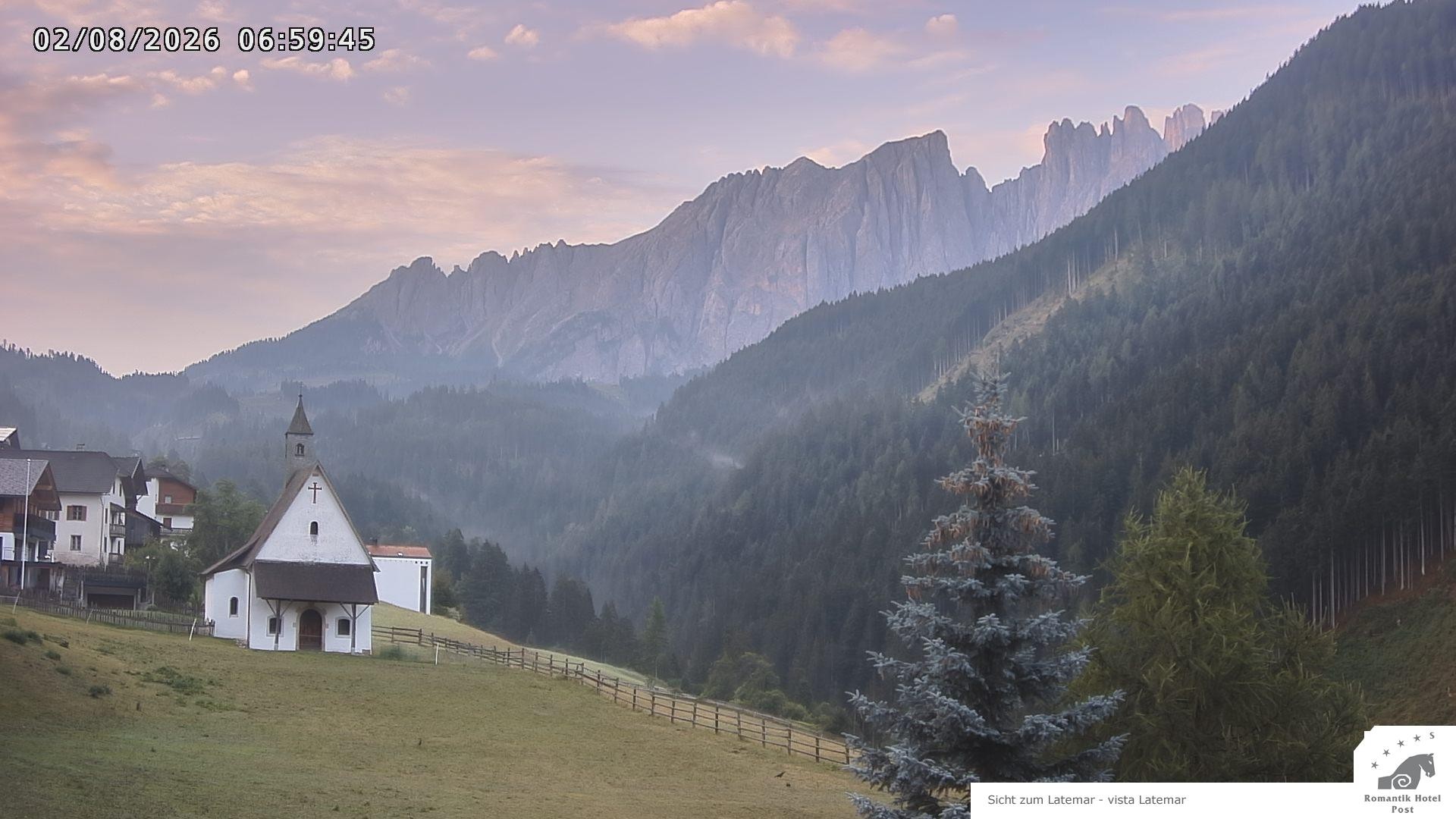 Archiv Foto Webcam Welschnofen: Romantik Hotel Post
