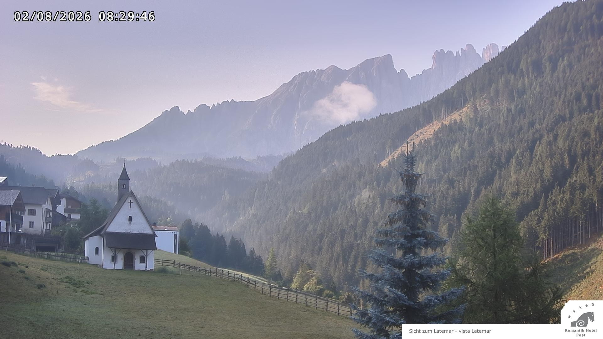 Archiv Foto Webcam Welschnofen: Romantik Hotel Post