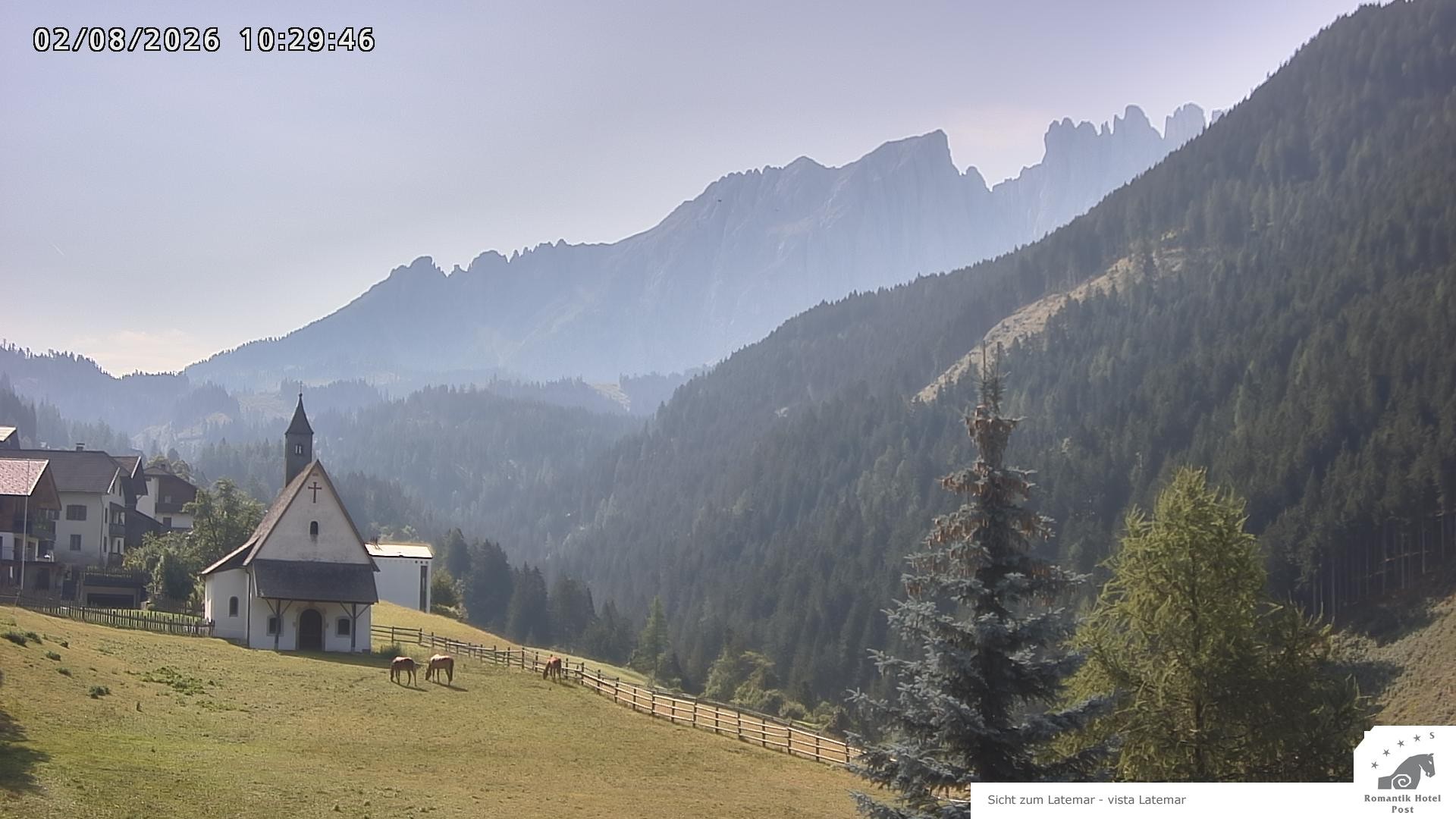 Archiv Foto Webcam Welschnofen: Romantik Hotel Post
