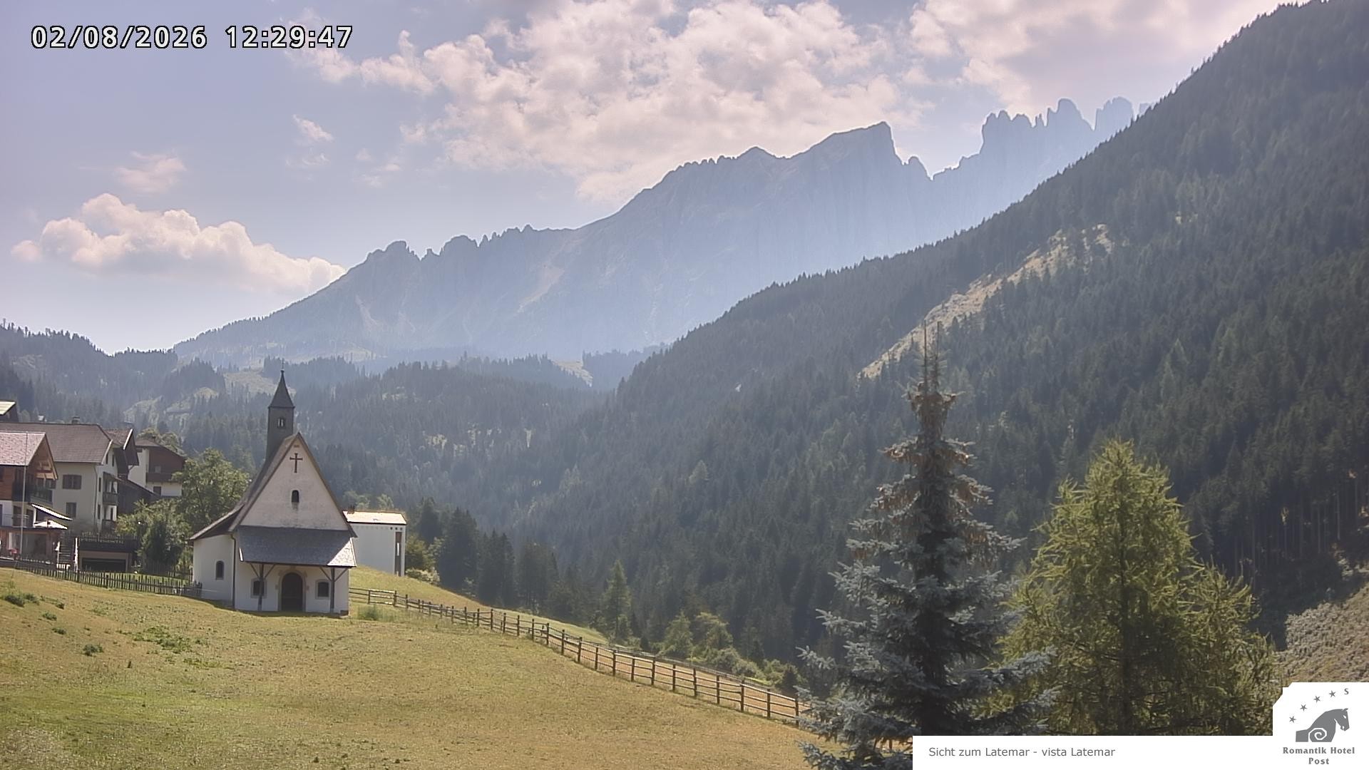 Archiv Foto Webcam Welschnofen: Romantik Hotel Post