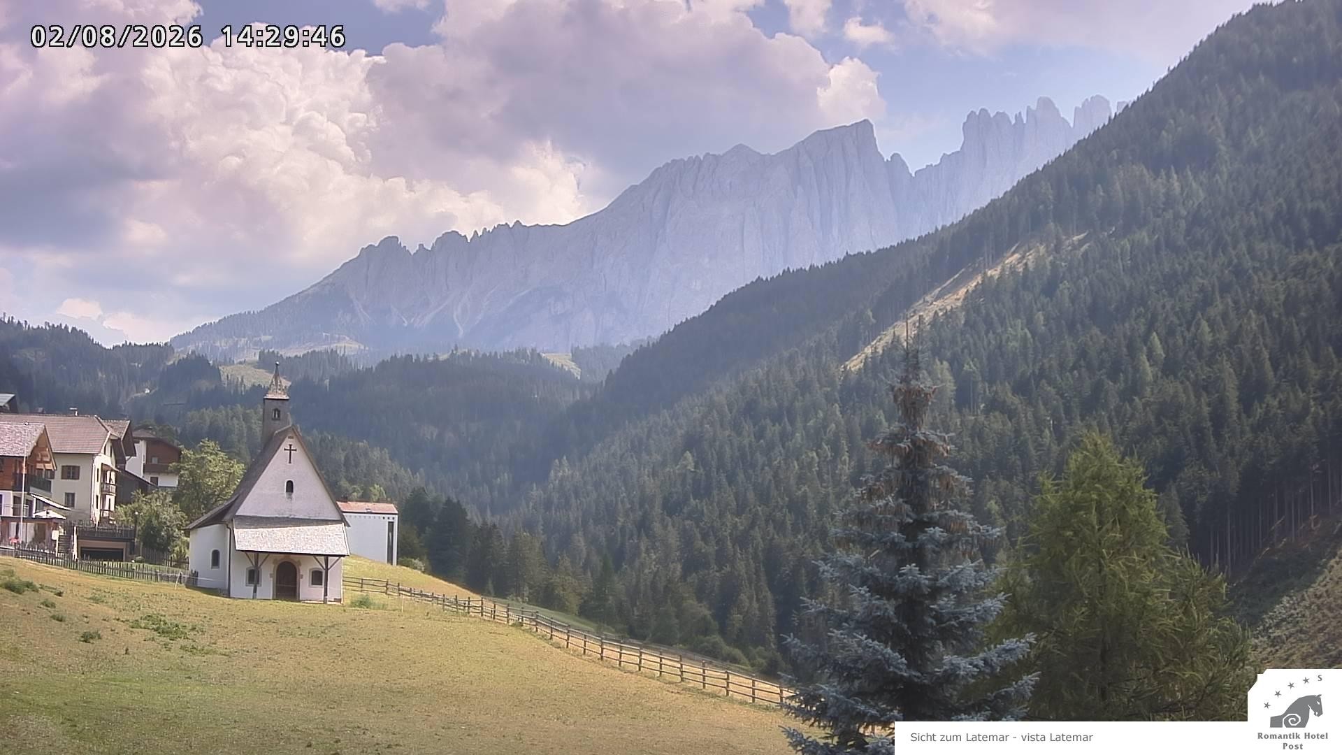 Archiv Foto Webcam Welschnofen: Romantik Hotel Post