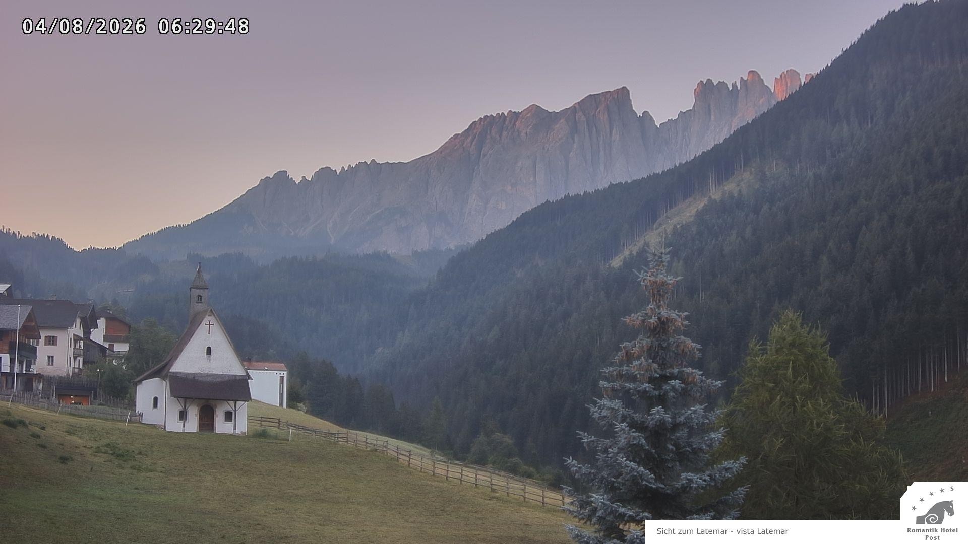 Archived image Webcam Welschnofen: Hotel Post