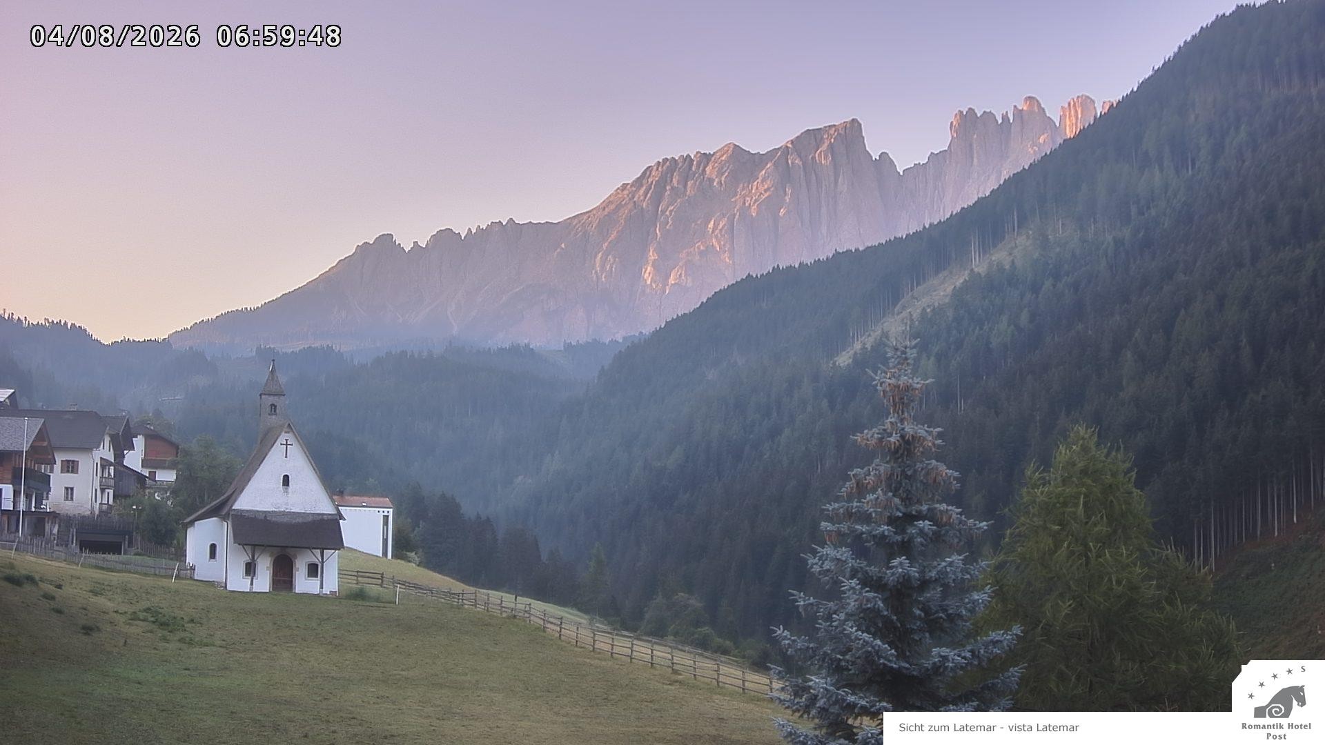 Archived image Webcam Welschnofen: Hotel Post