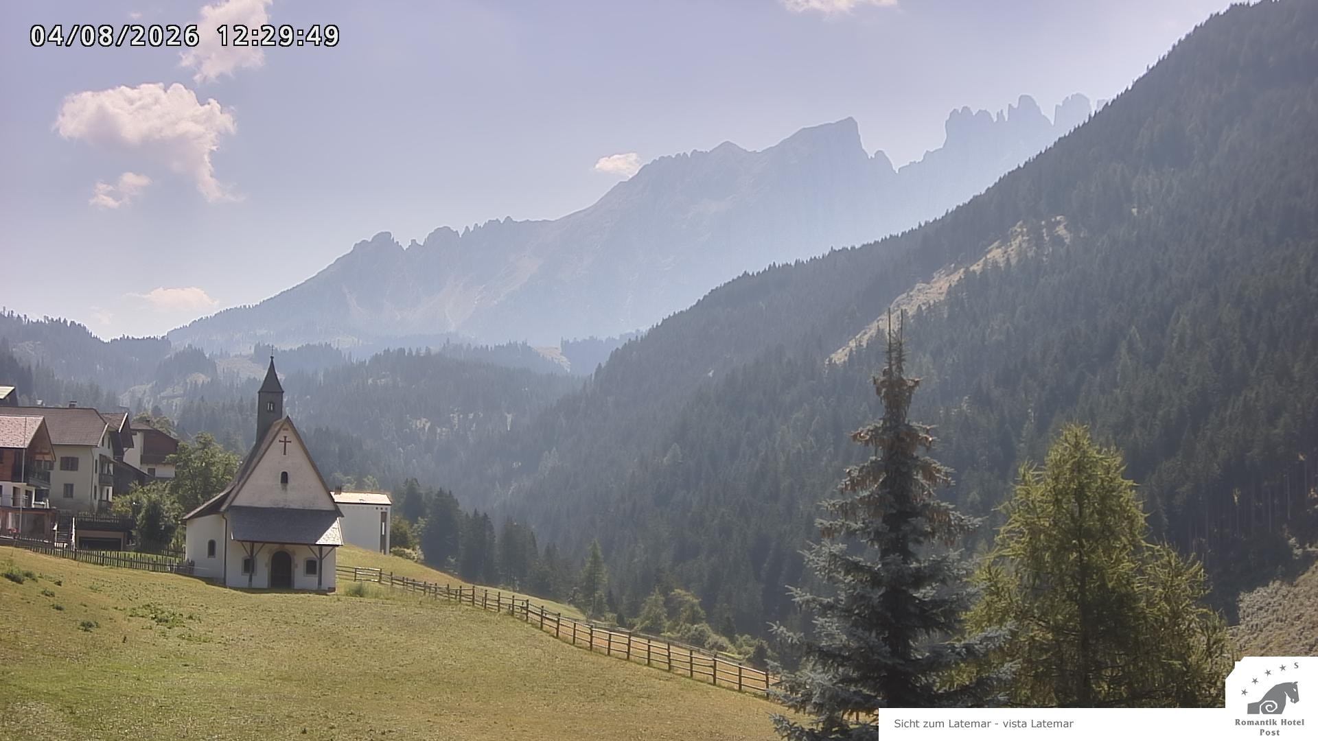Archived image Webcam Welschnofen: Hotel Post