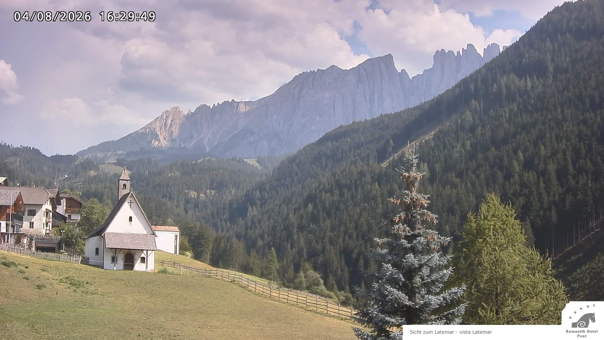 Archiv Foto Webcam Welschnofen: Romantik Hotel Post