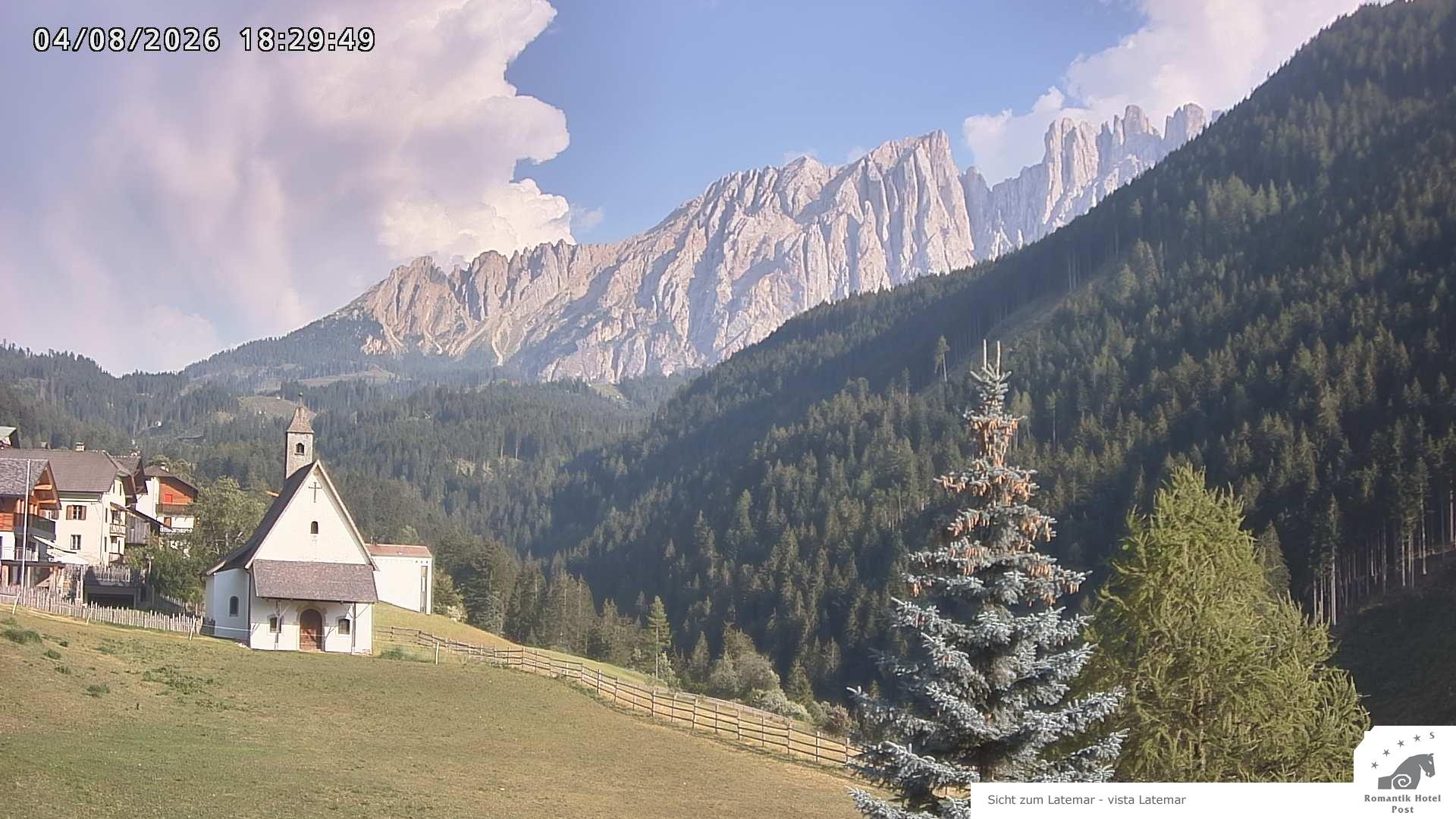 Archiv Foto Webcam Welschnofen: Romantik Hotel Post