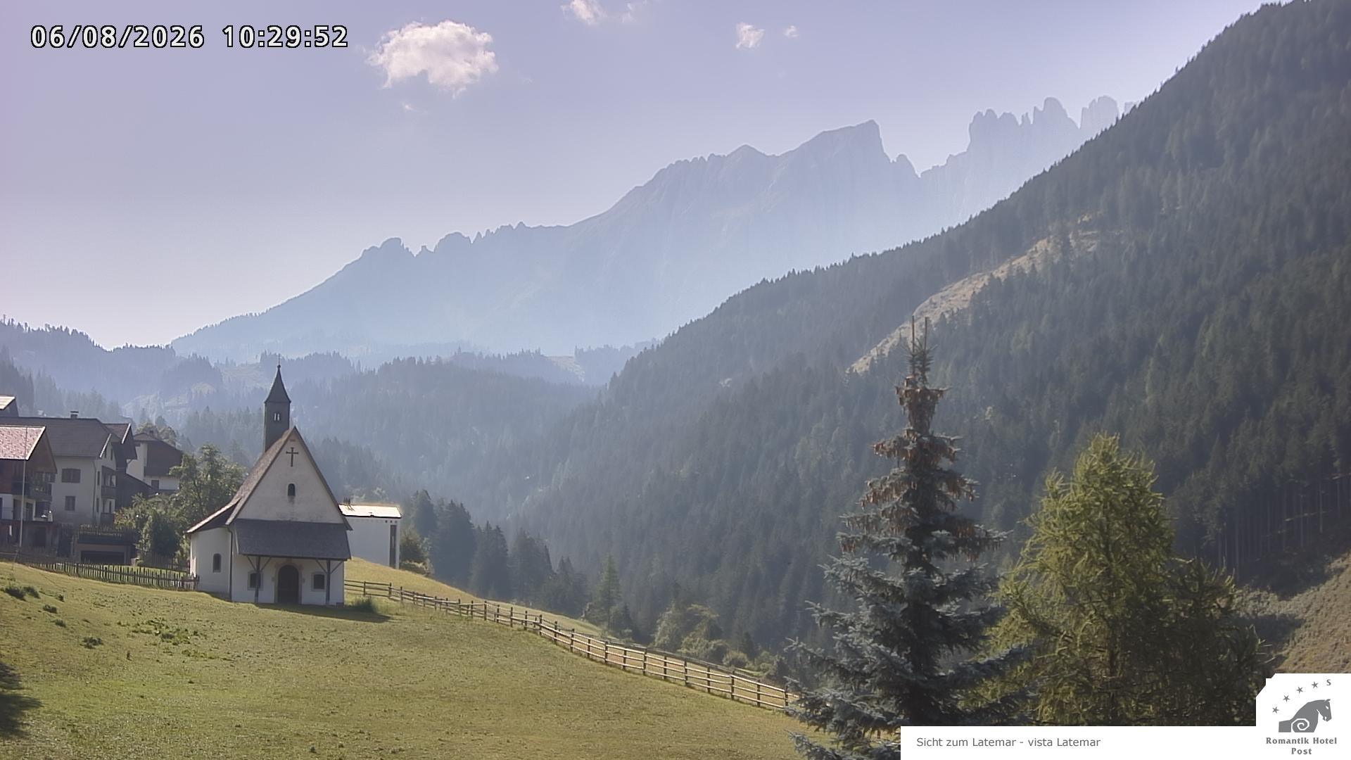 Archiv Foto Webcam Welschnofen: Romantik Hotel Post