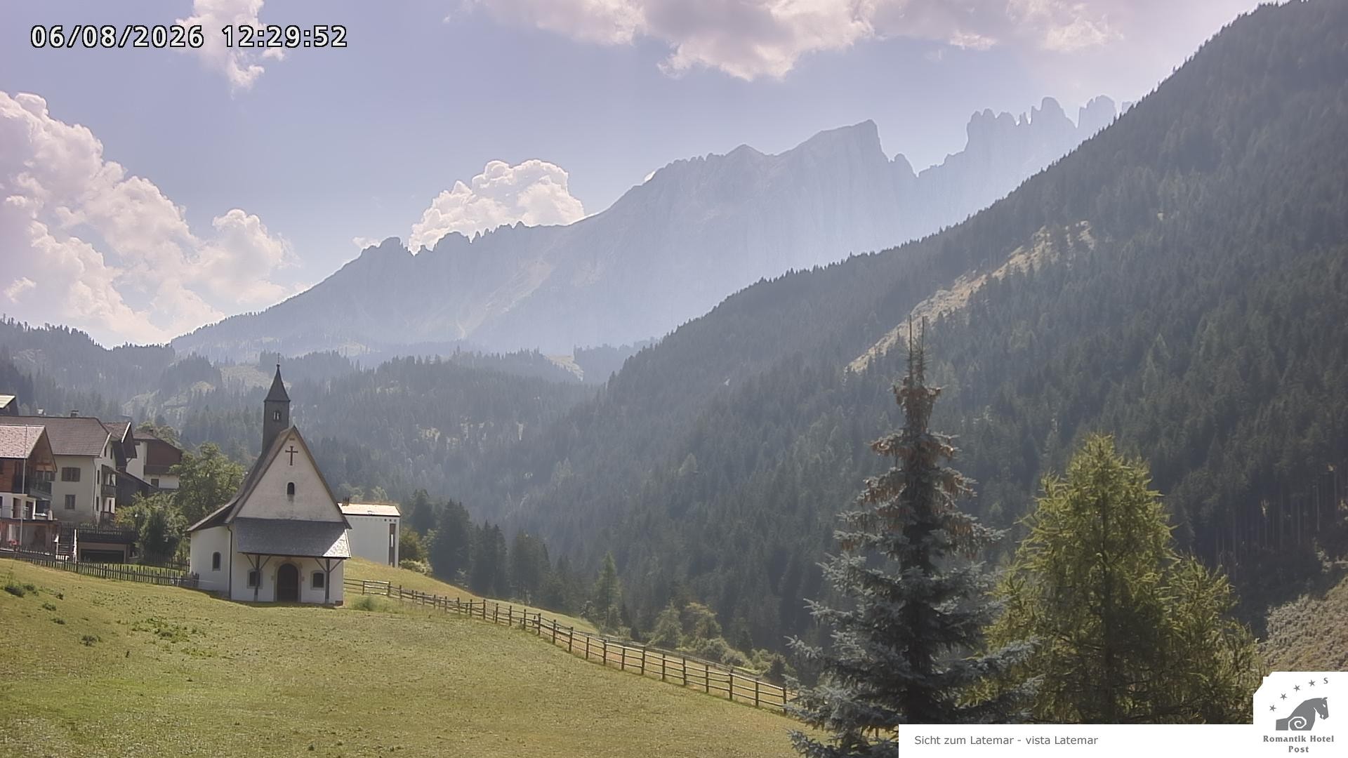 Archiv Foto Webcam Welschnofen: Romantik Hotel Post