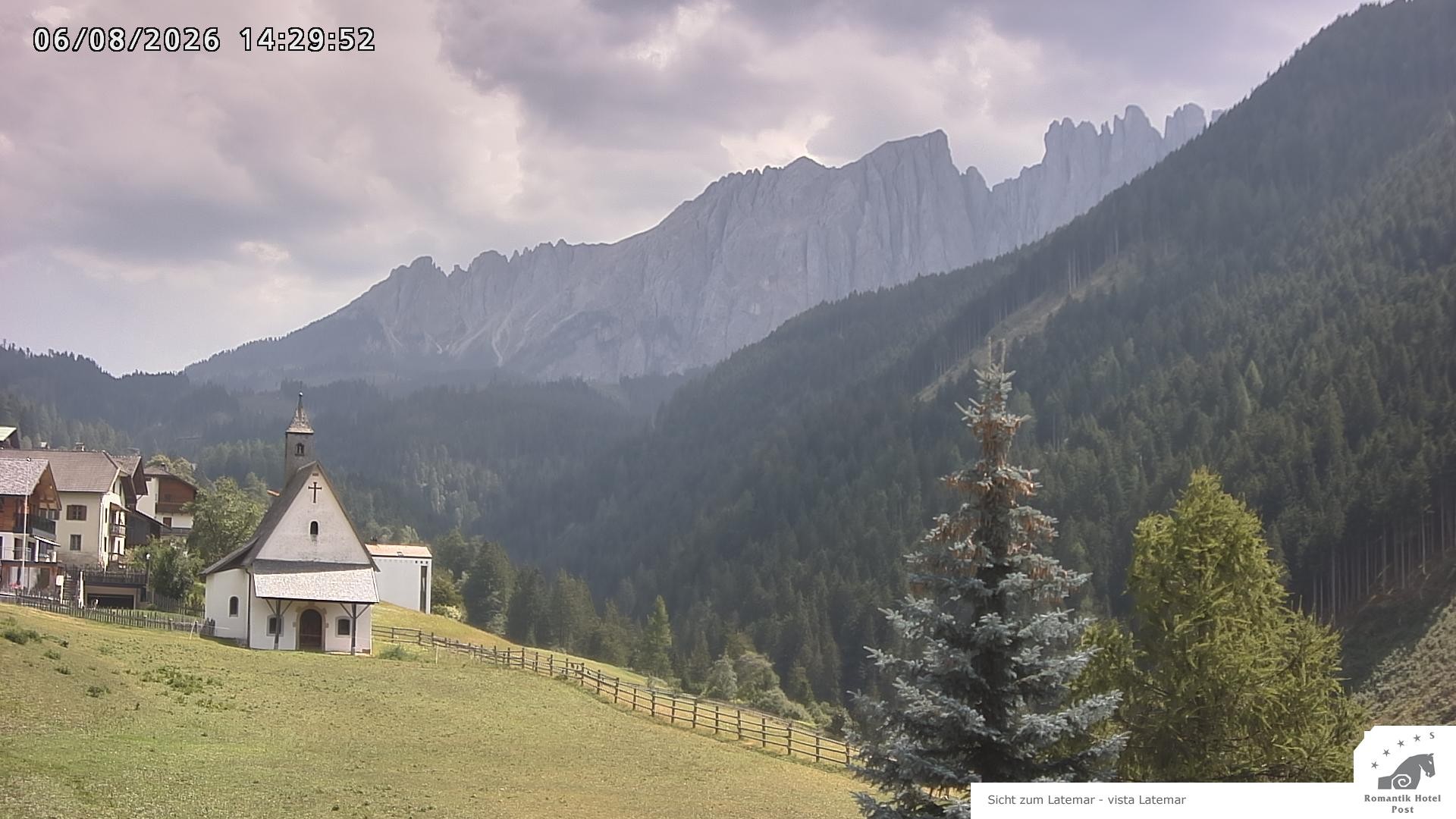 Archiv Foto Webcam Welschnofen: Romantik Hotel Post