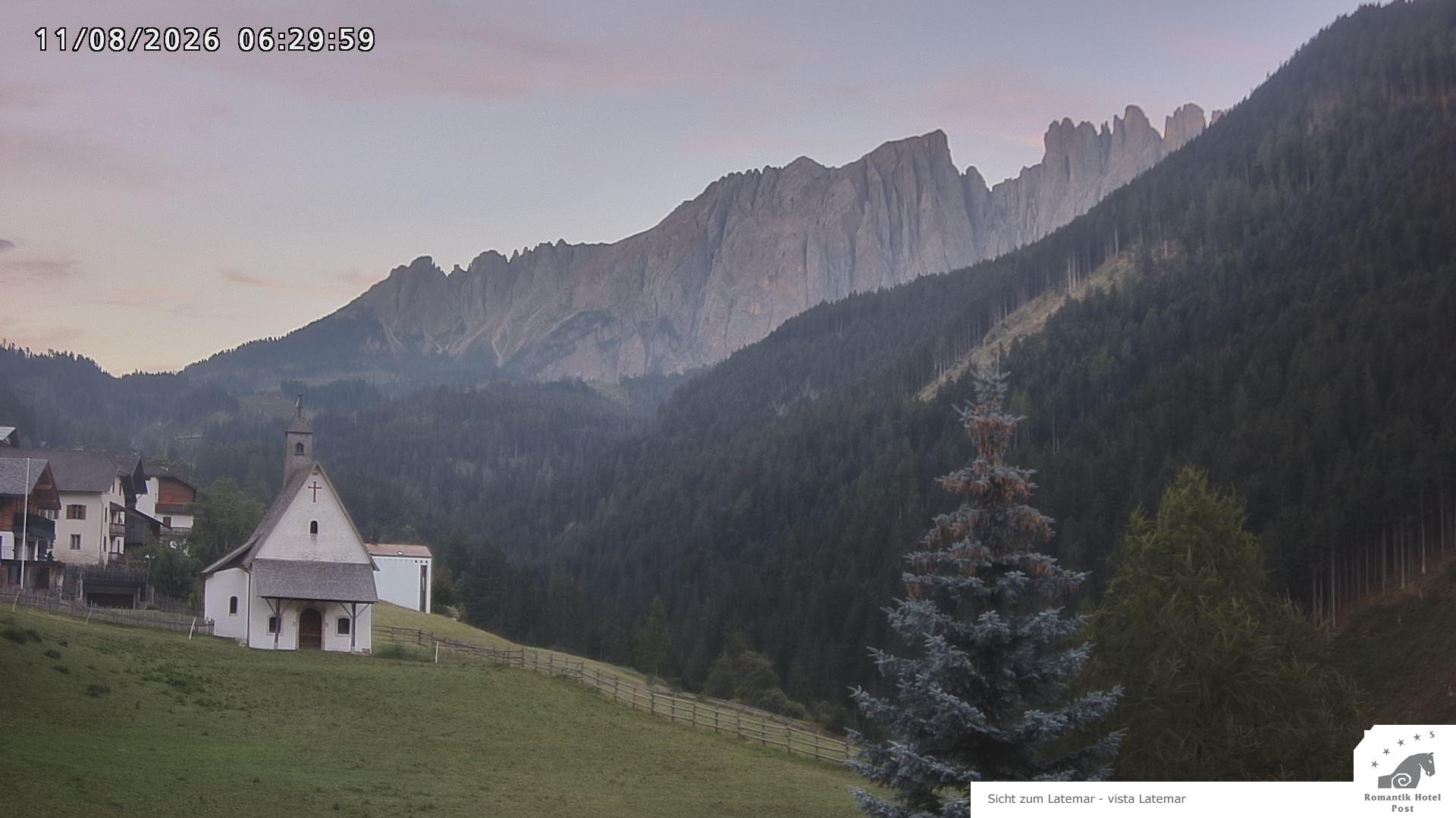 Archiv Foto Webcam Welschnofen: Romantik Hotel Post