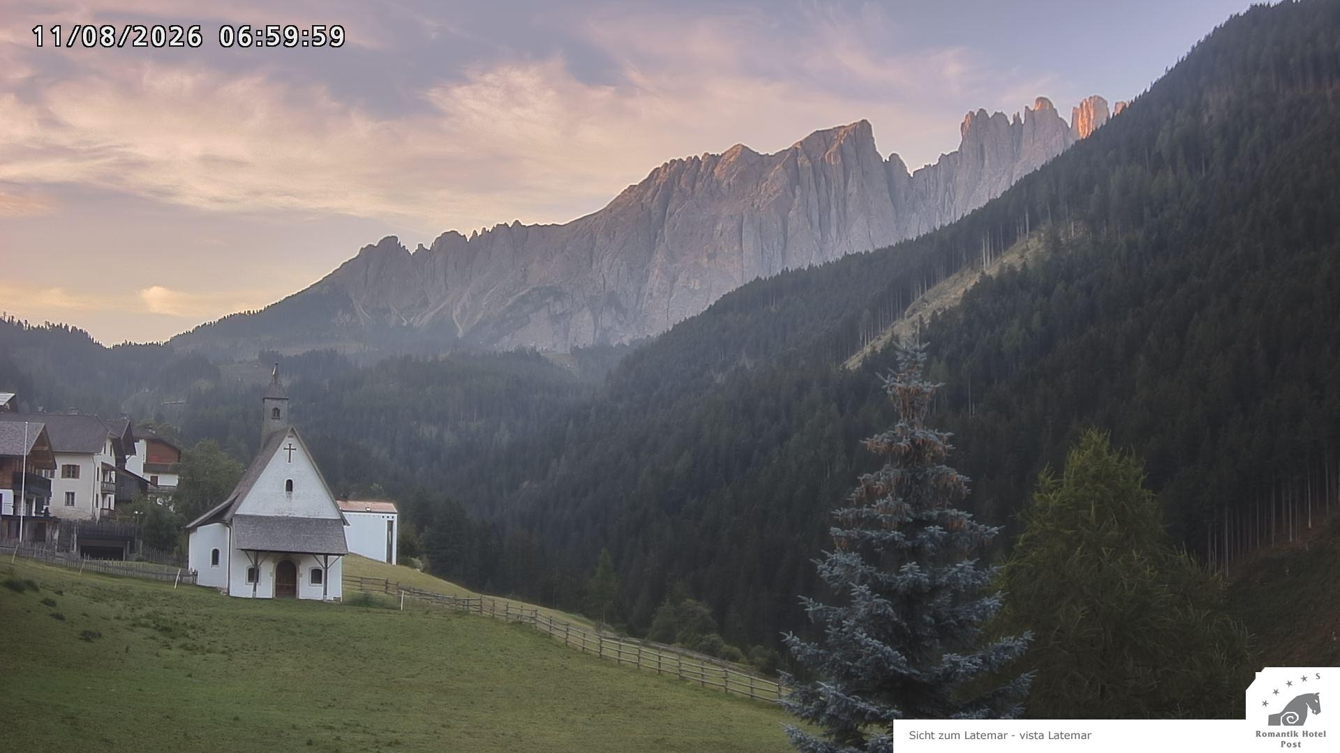 Archiv Foto Webcam Welschnofen: Romantik Hotel Post