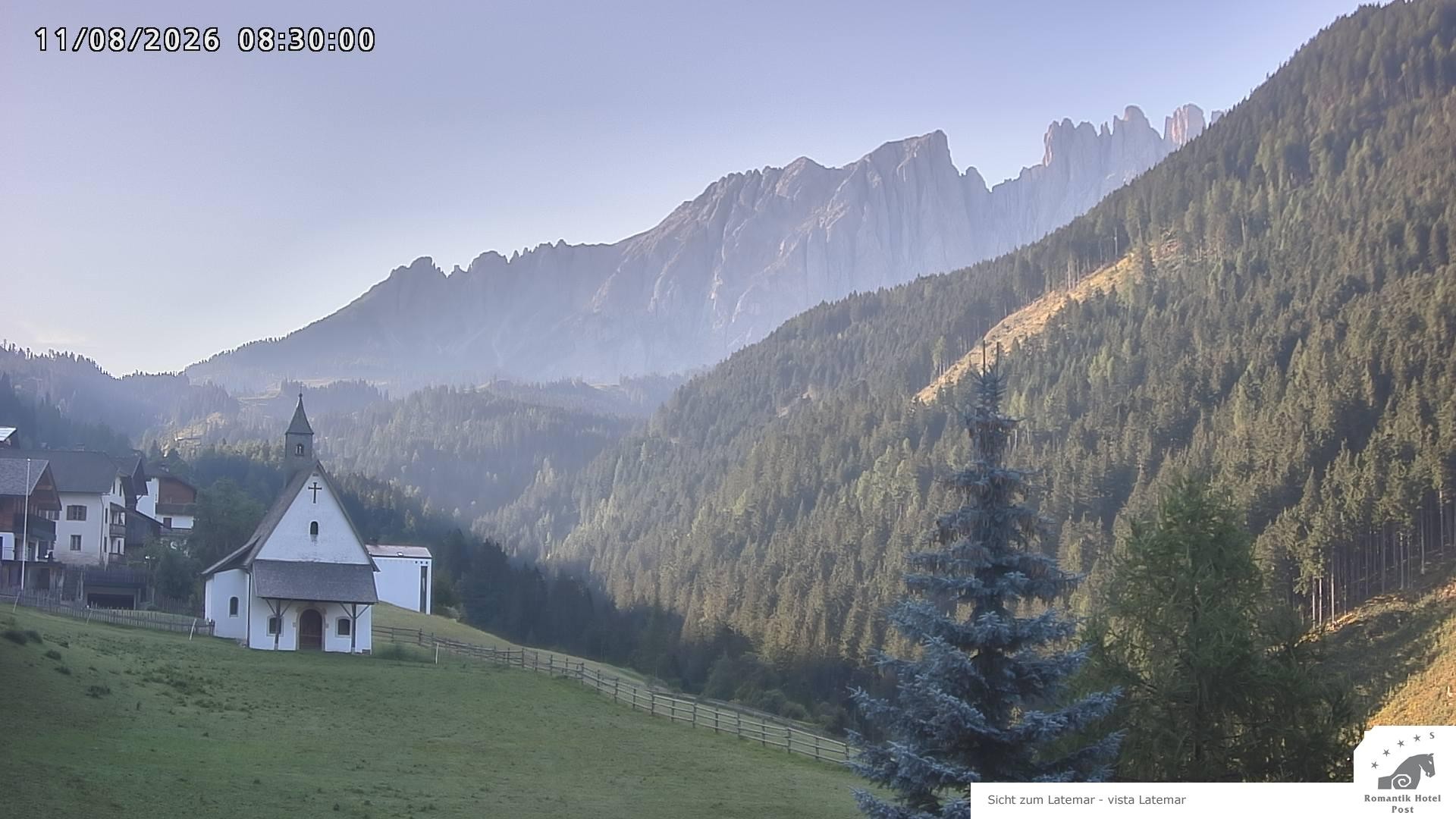 Archiv Foto Webcam Welschnofen: Romantik Hotel Post