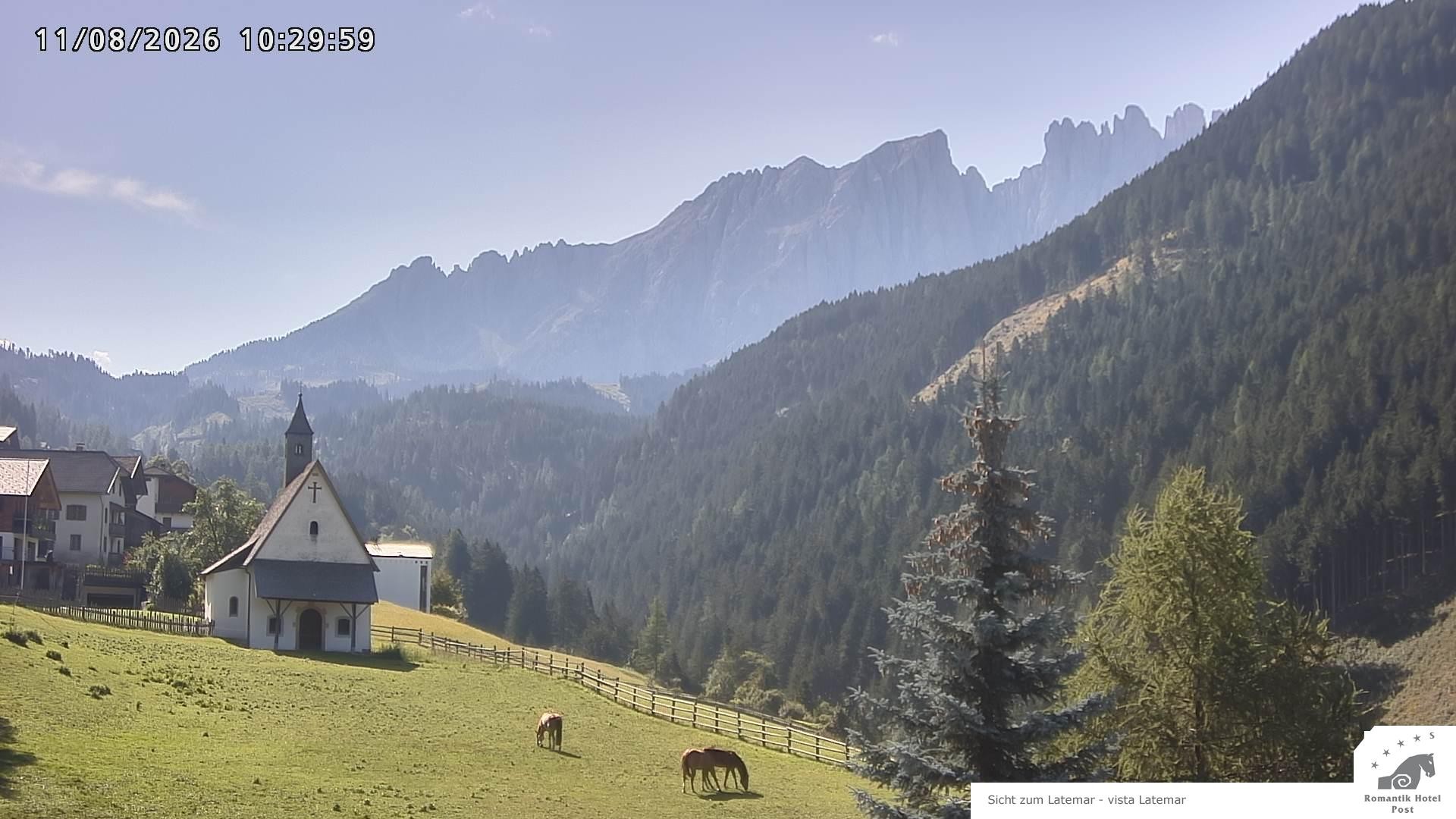 Archiv Foto Webcam Welschnofen: Romantik Hotel Post