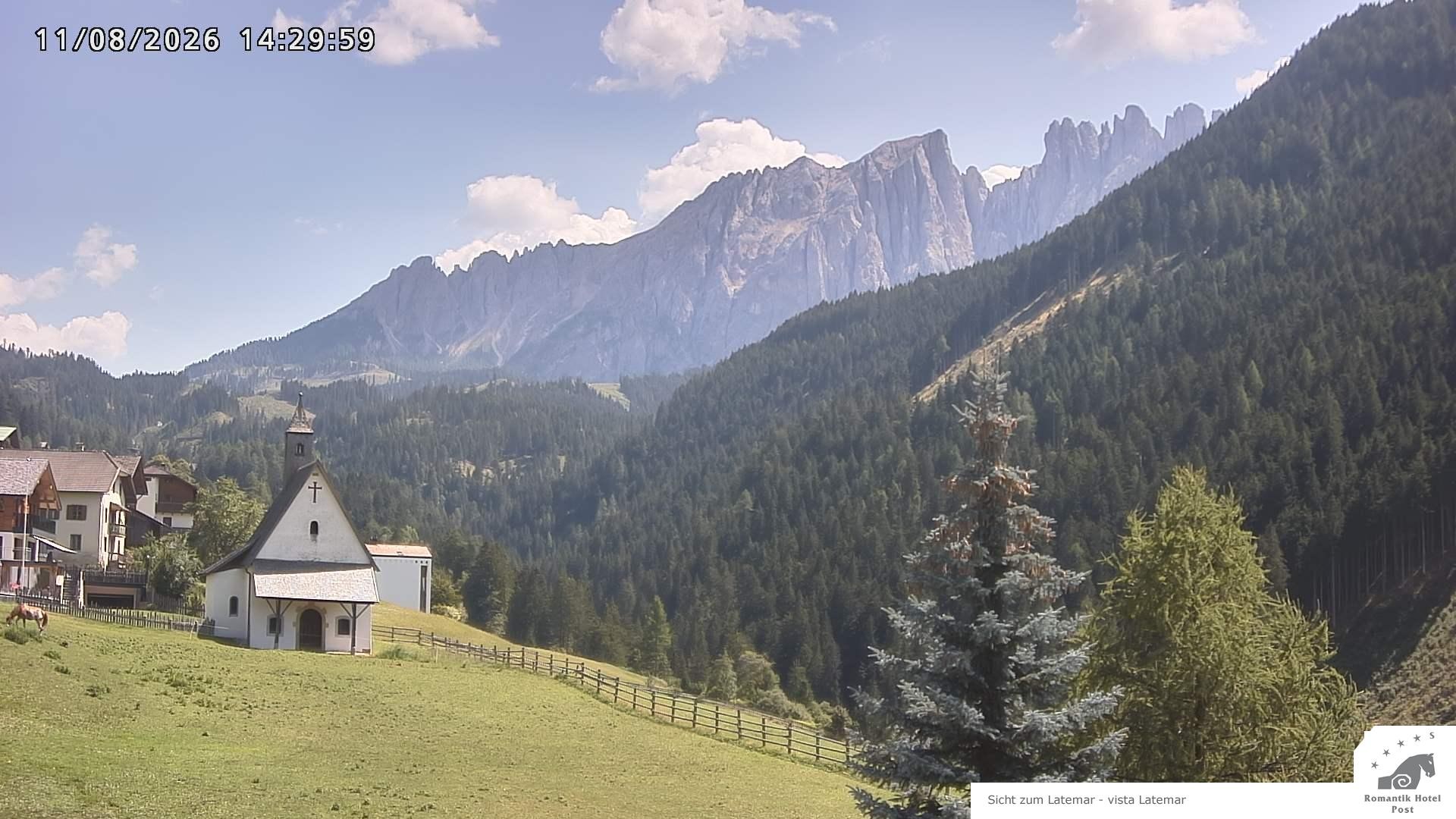Archiv Foto Webcam Welschnofen: Romantik Hotel Post
