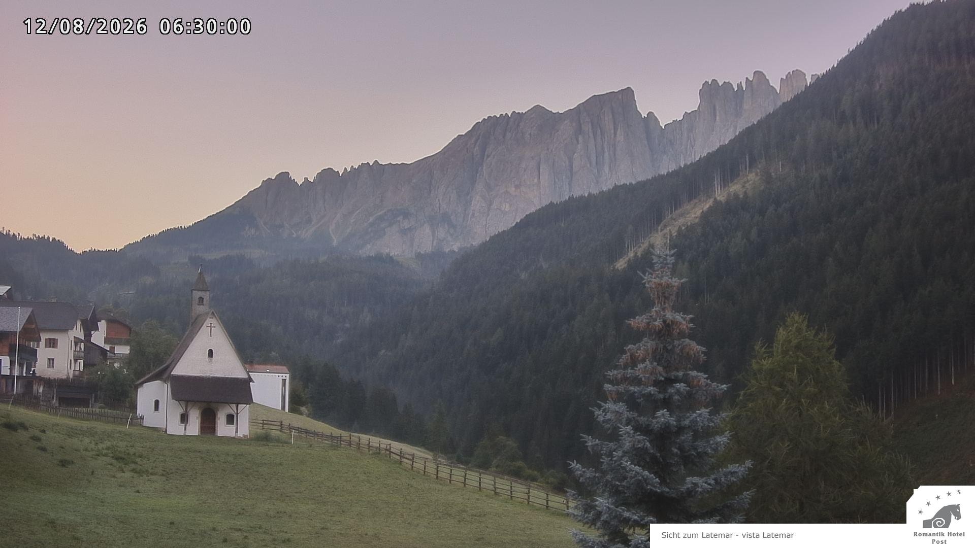 Archiv Foto Webcam Welschnofen: Romantik Hotel Post