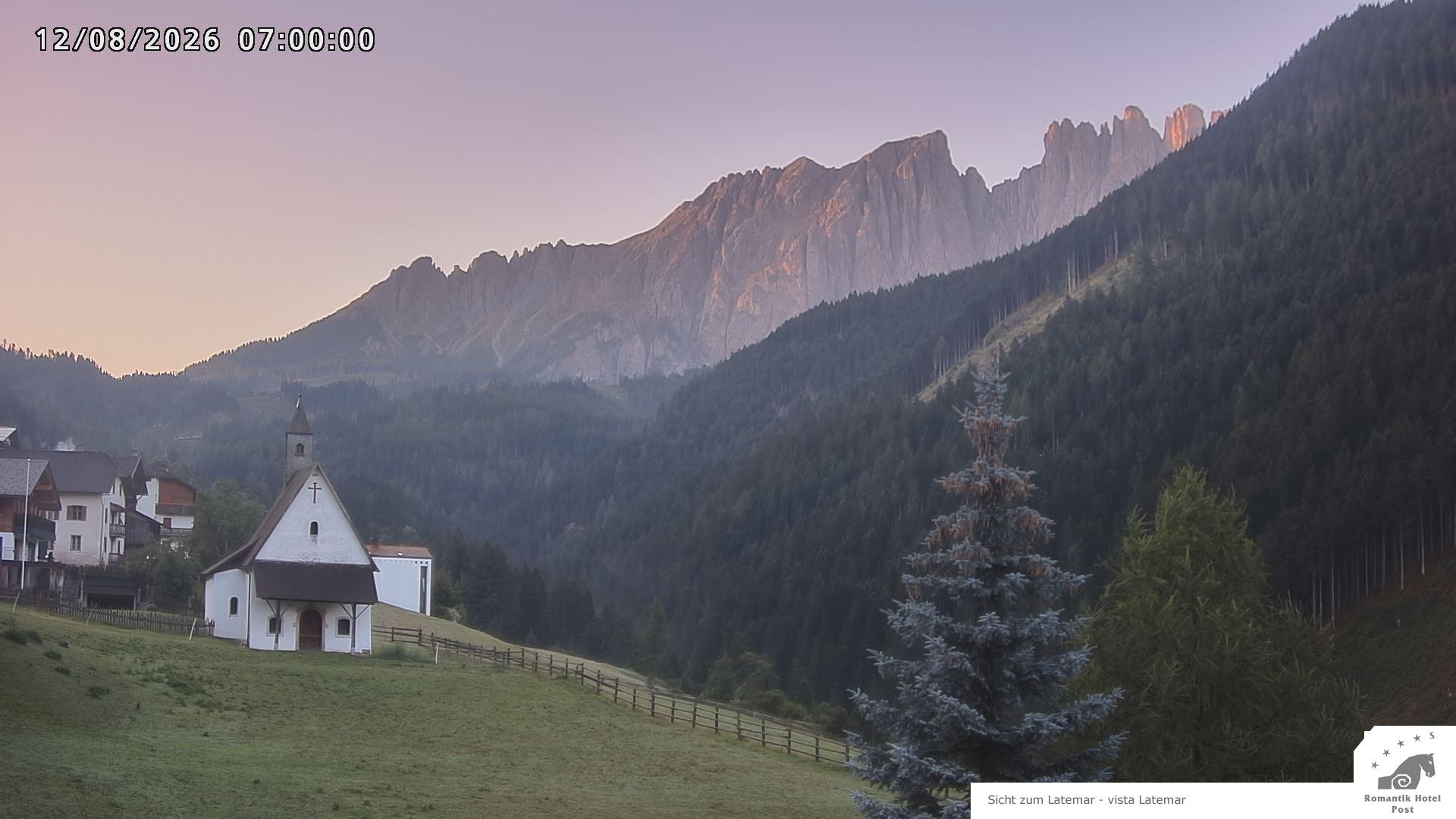 Archiv Foto Webcam Welschnofen: Romantik Hotel Post