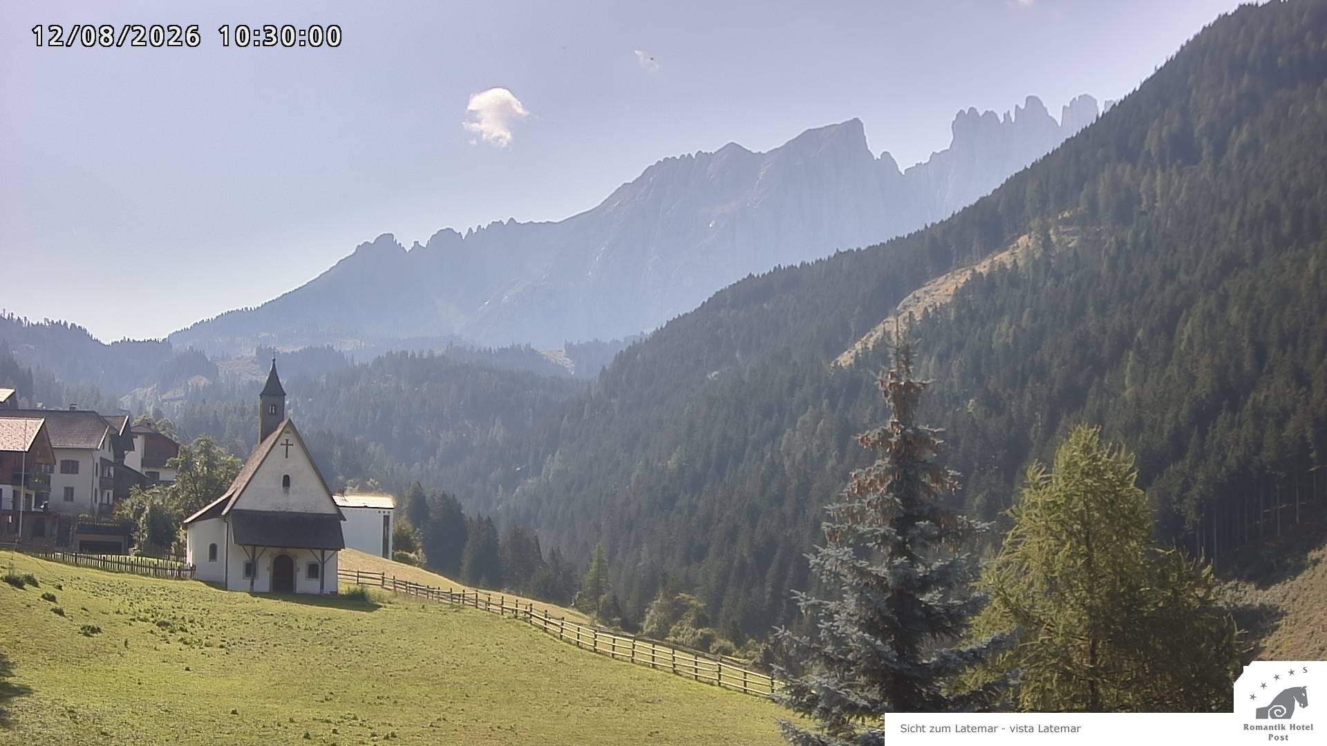 Archiv Foto Webcam Welschnofen: Romantik Hotel Post