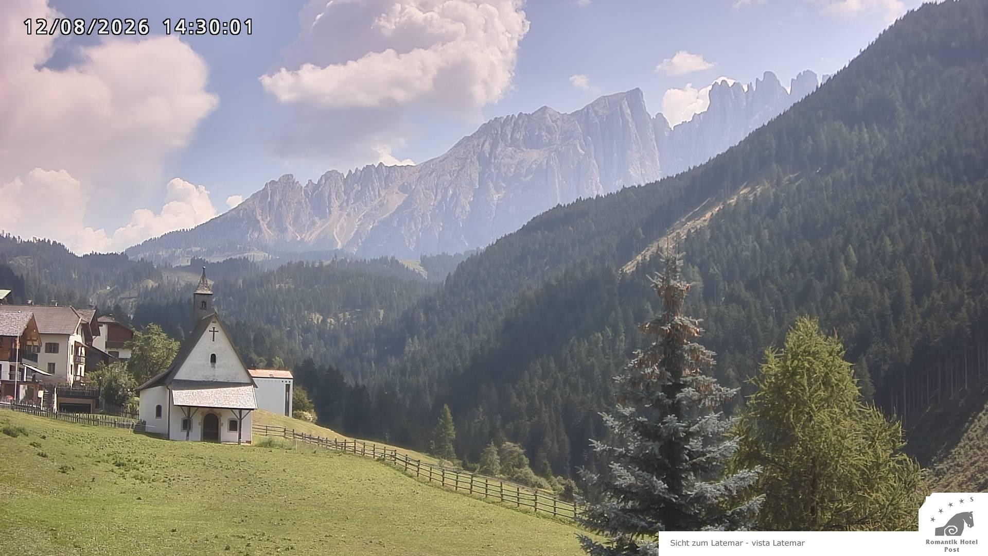 Archiv Foto Webcam Welschnofen: Romantik Hotel Post