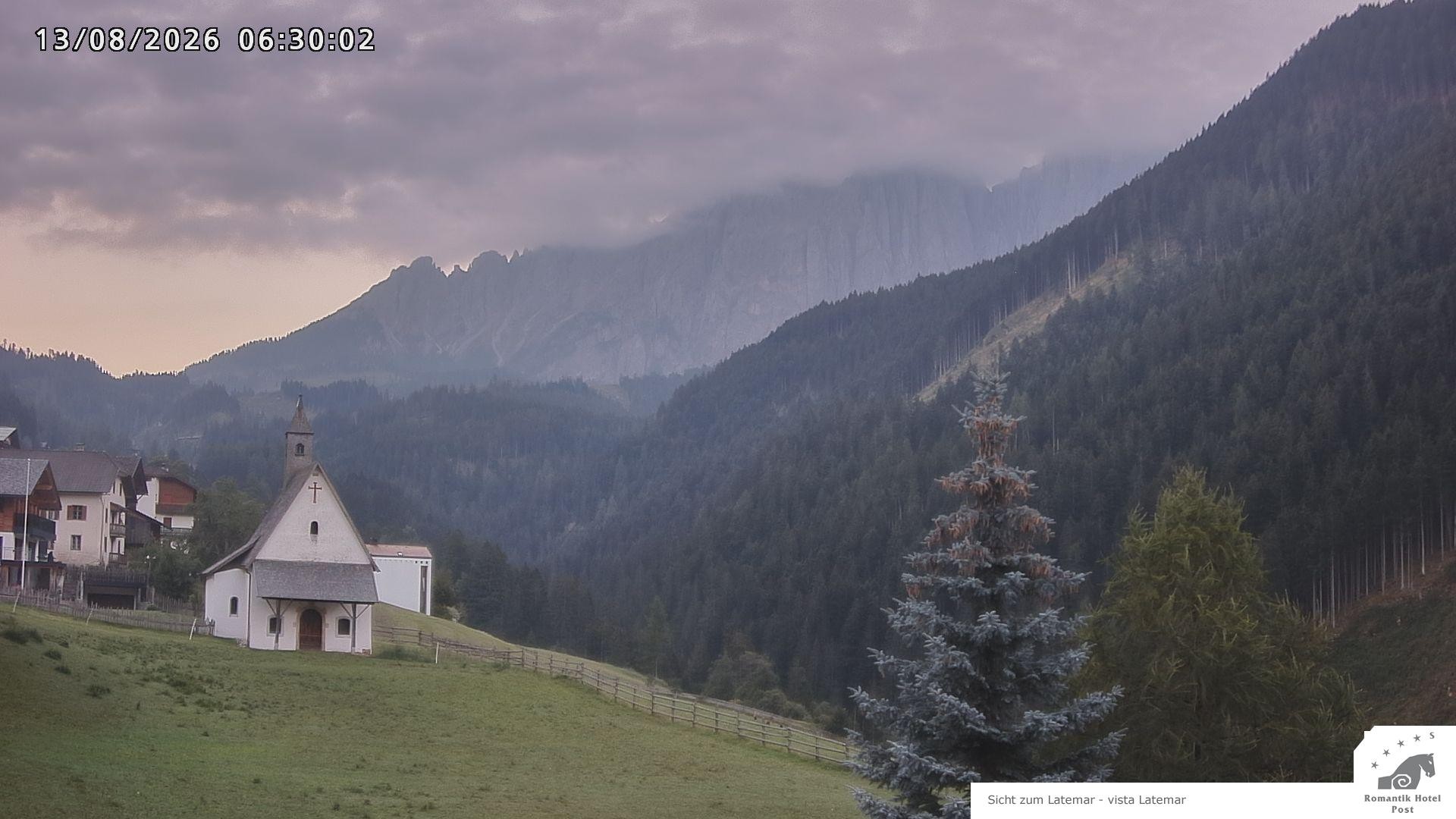 Archiv Foto Webcam Welschnofen: Romantik Hotel Post