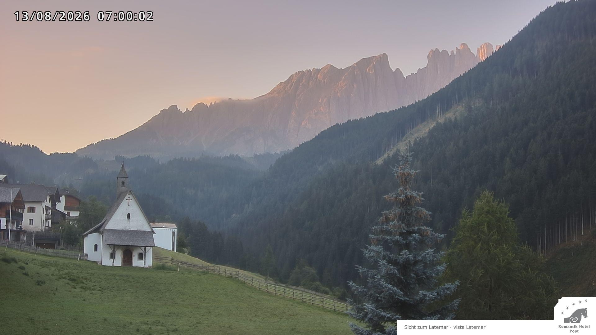 Archiv Foto Webcam Welschnofen: Romantik Hotel Post