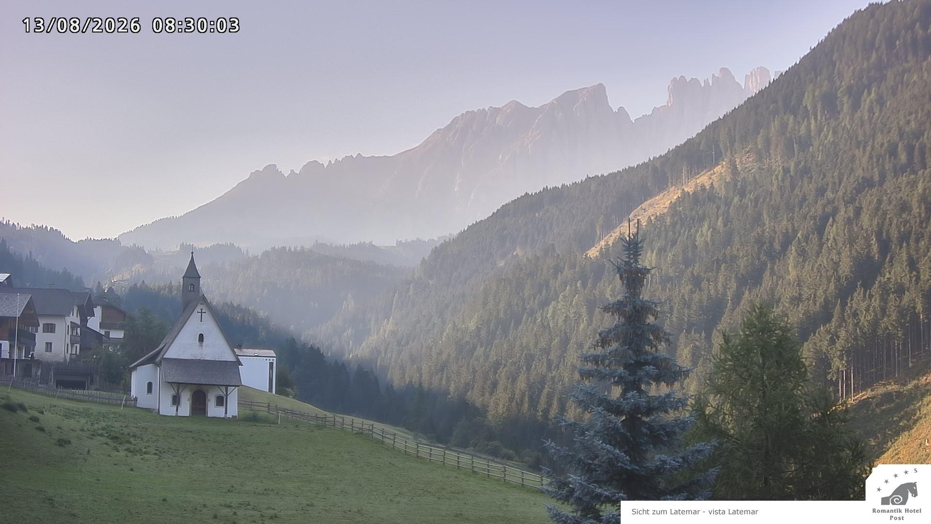 Archiv Foto Webcam Welschnofen: Romantik Hotel Post