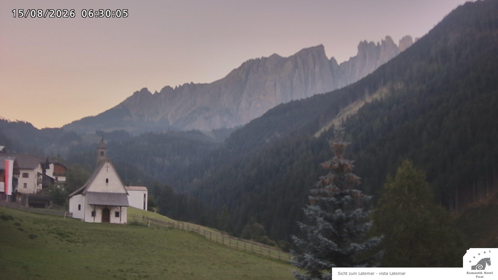 Archived image Webcam Welschnofen: Hotel Post