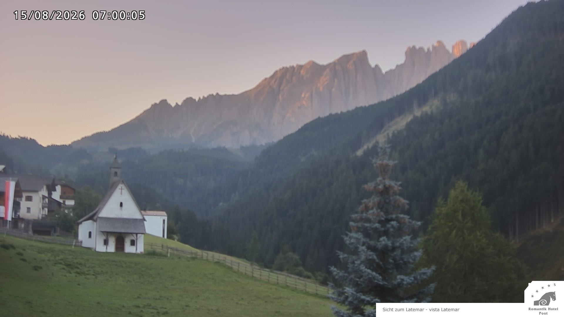 Archived image Webcam Welschnofen: Hotel Post