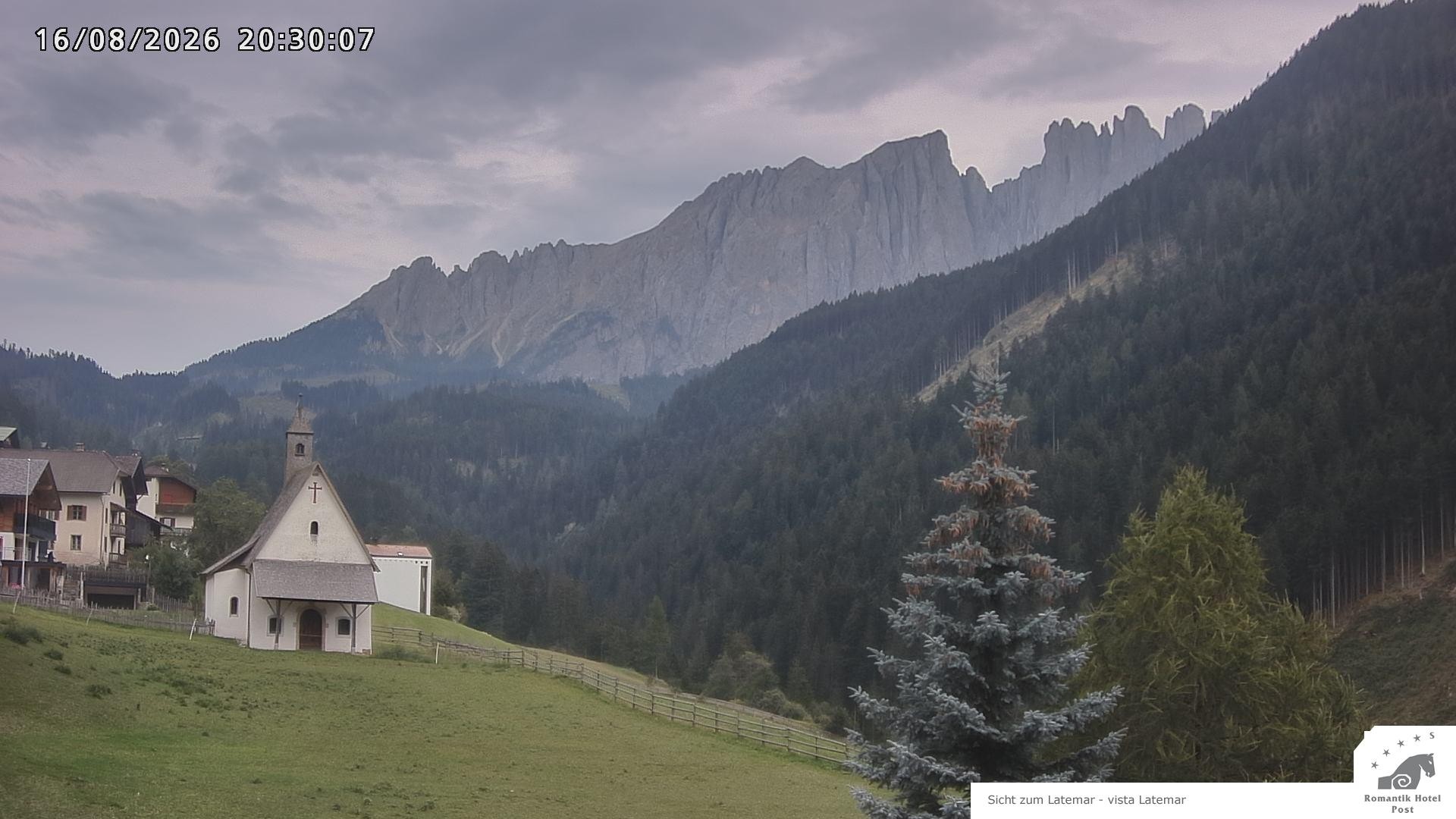 Archiv Foto Webcam Welschnofen: Romantik Hotel Post