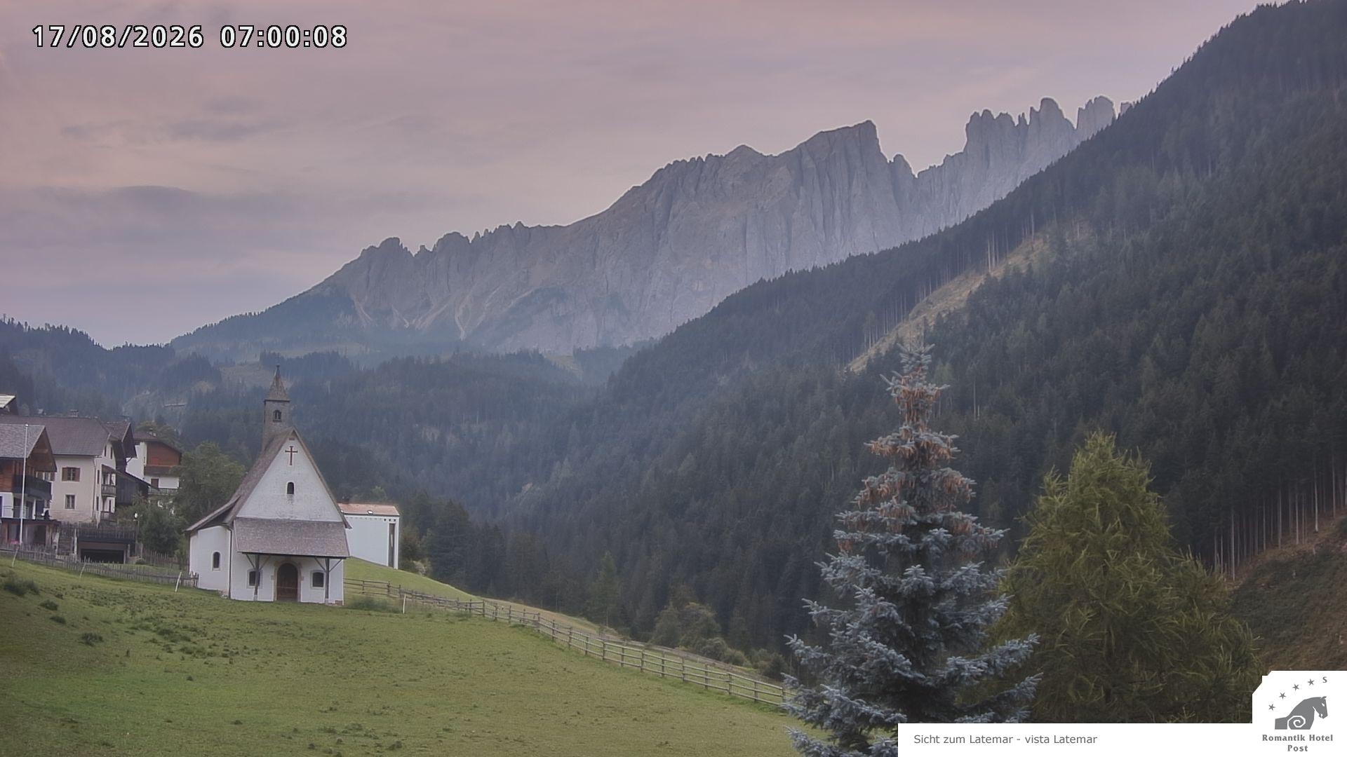 Archiv Foto Webcam Welschnofen: Romantik Hotel Post