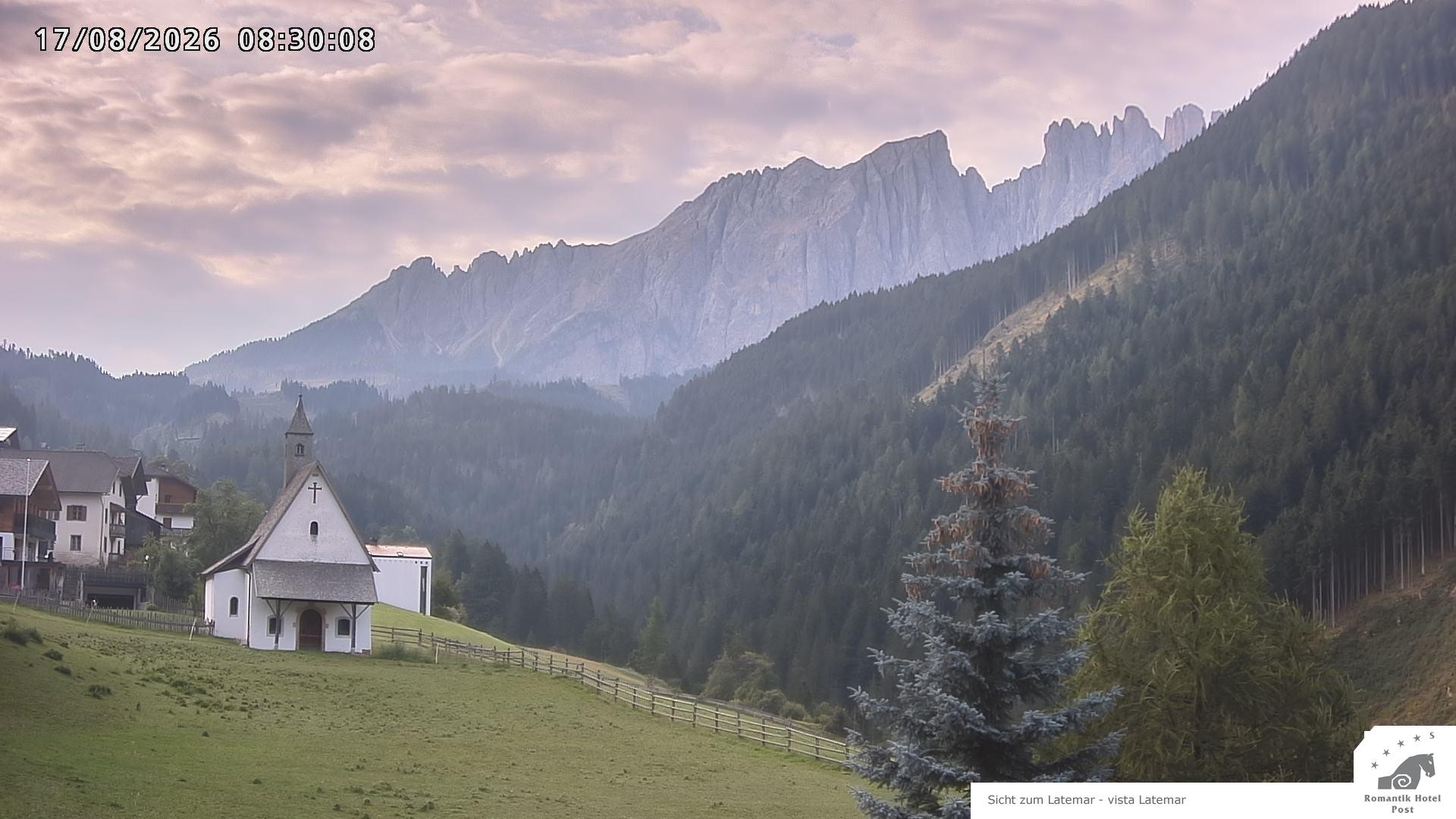 Archiv Foto Webcam Welschnofen: Romantik Hotel Post