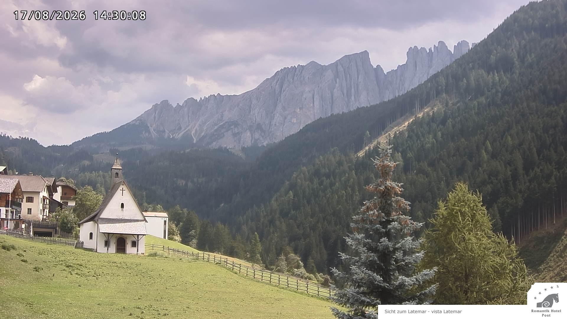 Archiv Foto Webcam Welschnofen: Romantik Hotel Post