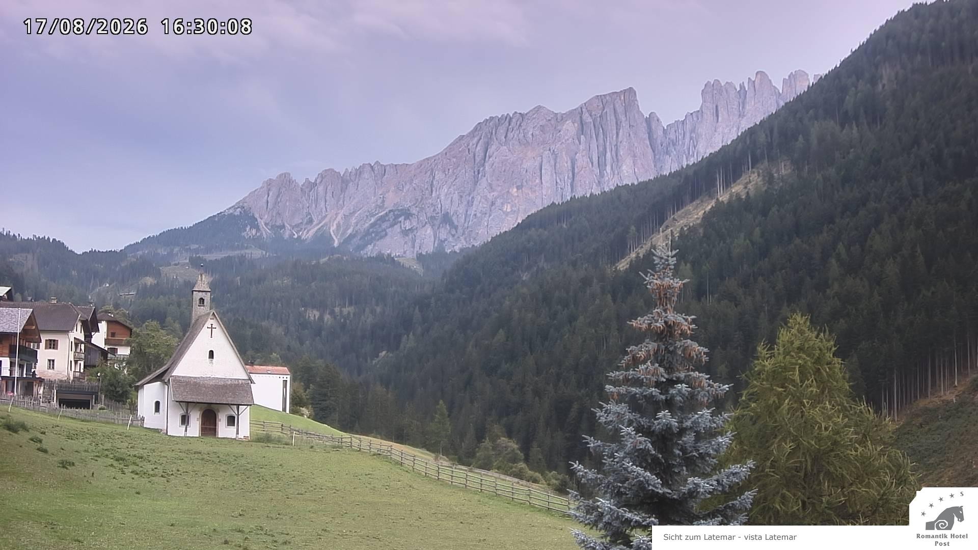 Archiv Foto Webcam Welschnofen: Romantik Hotel Post